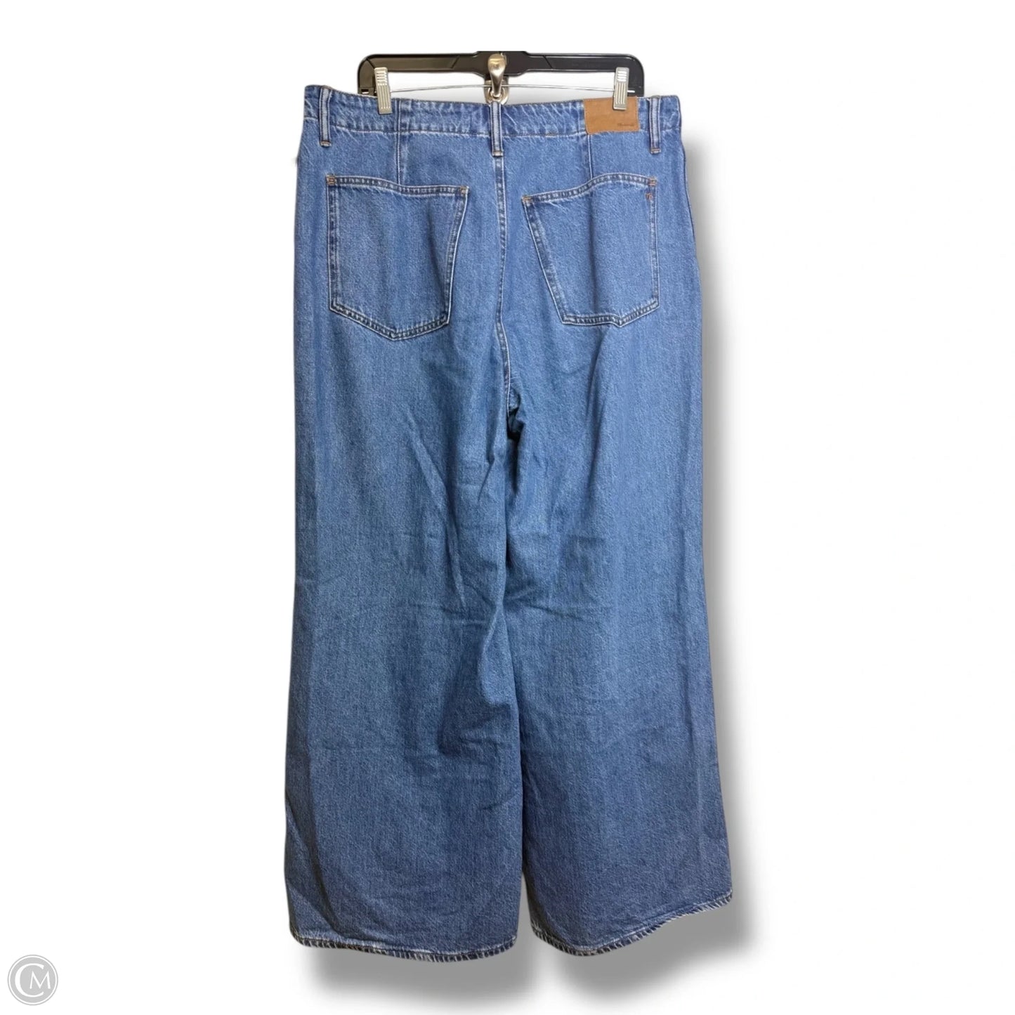 Jeans Wide Leg By Madewell In Blue Denim, Size: 12