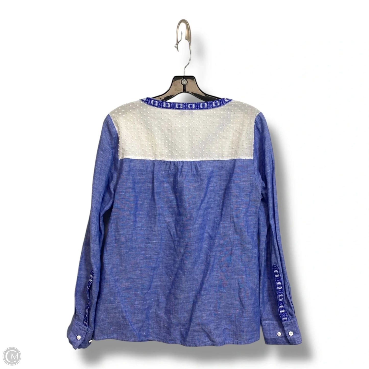 Top Long Sleeve By Vineyard Vines In Blue, Size: S