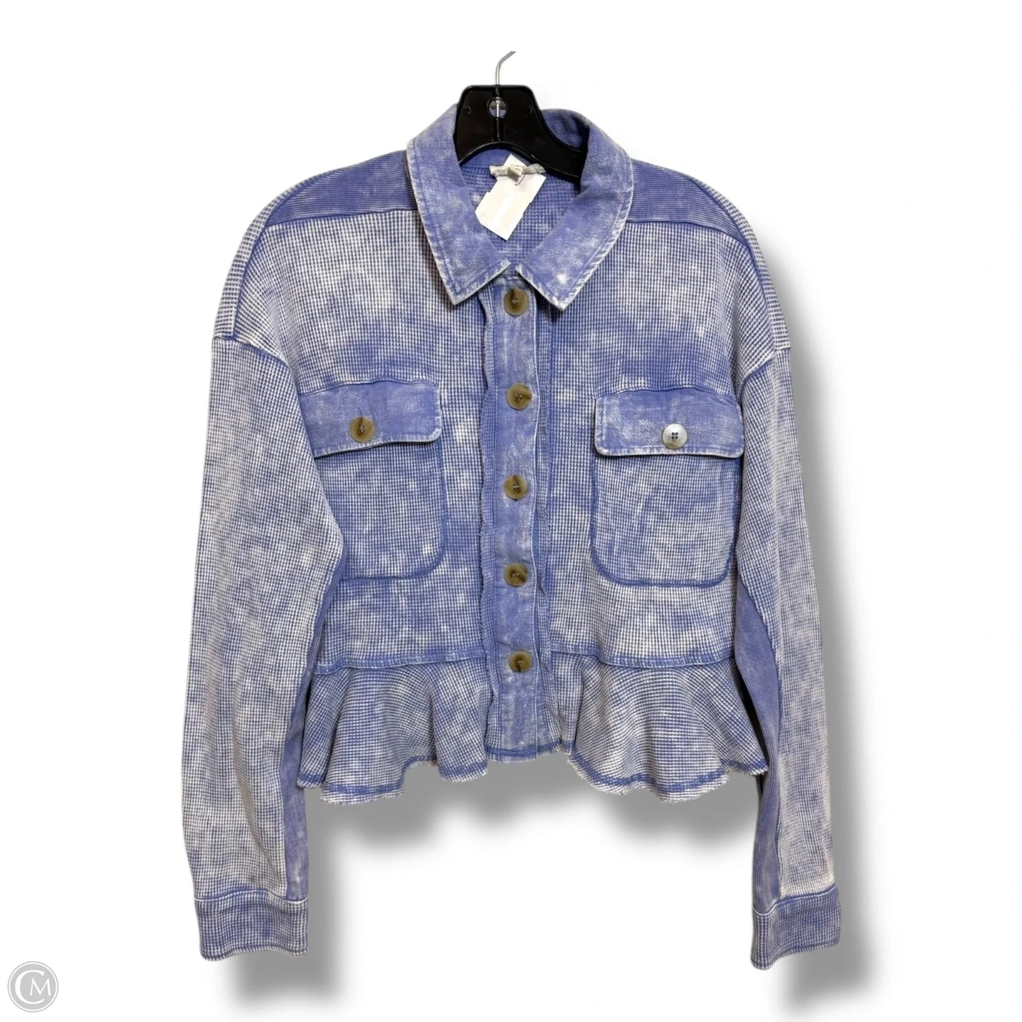 Top Long Sleeve By Mystree In Purple, Size: S