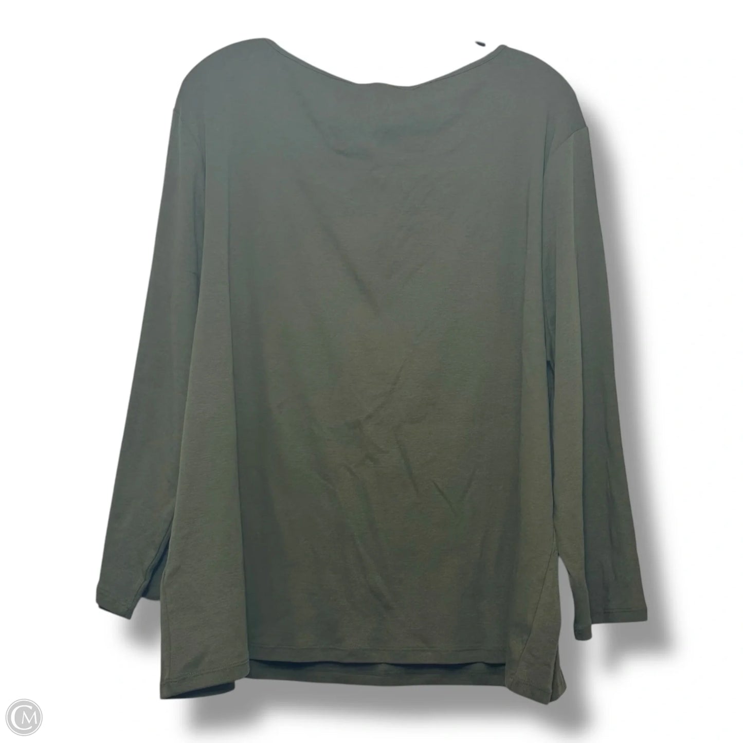 Top Short Sleeve By Lauren By Ralph Lauren In Green, Size: 3x
