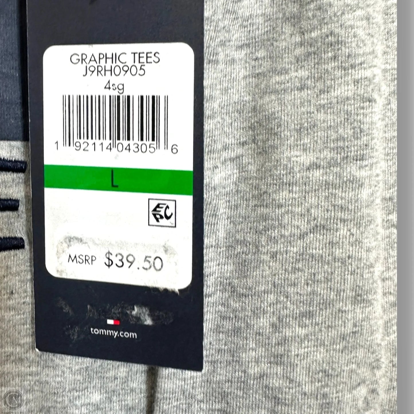 Top Sleeveless By Tommy Hilfiger In Red & White, Size: L
