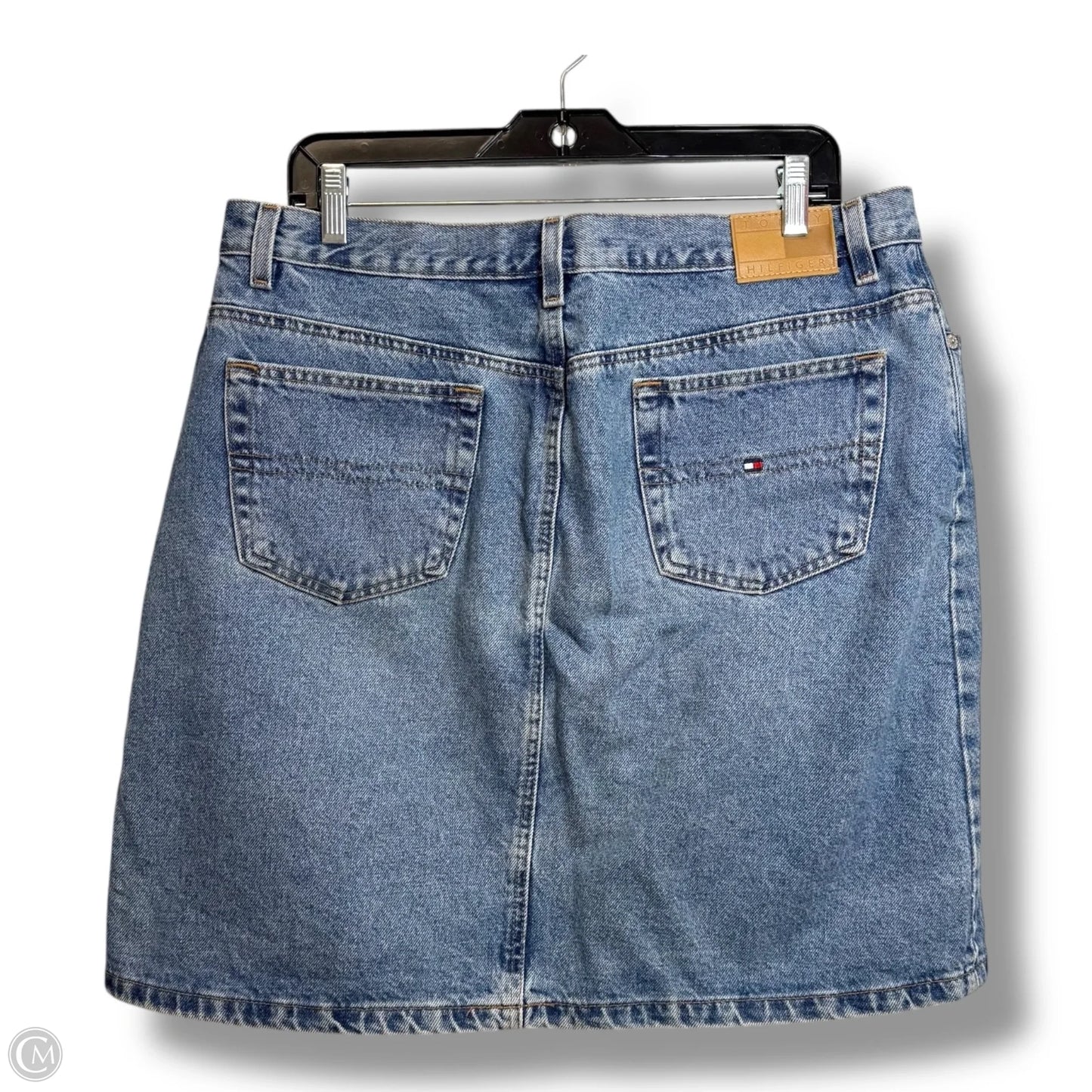Skirt Midi By Tommy Hilfiger In Blue Denim, Size: 16