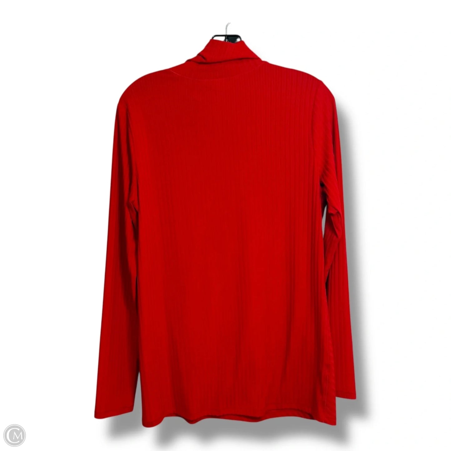 Top Long Sleeve By Athleta In Red, Size: M