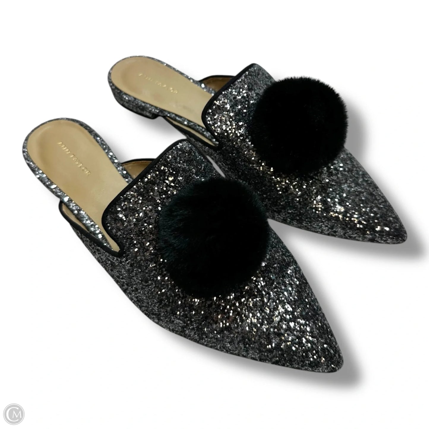 Shoes Flats By Ann Taylor In Grey, Size: 8.5