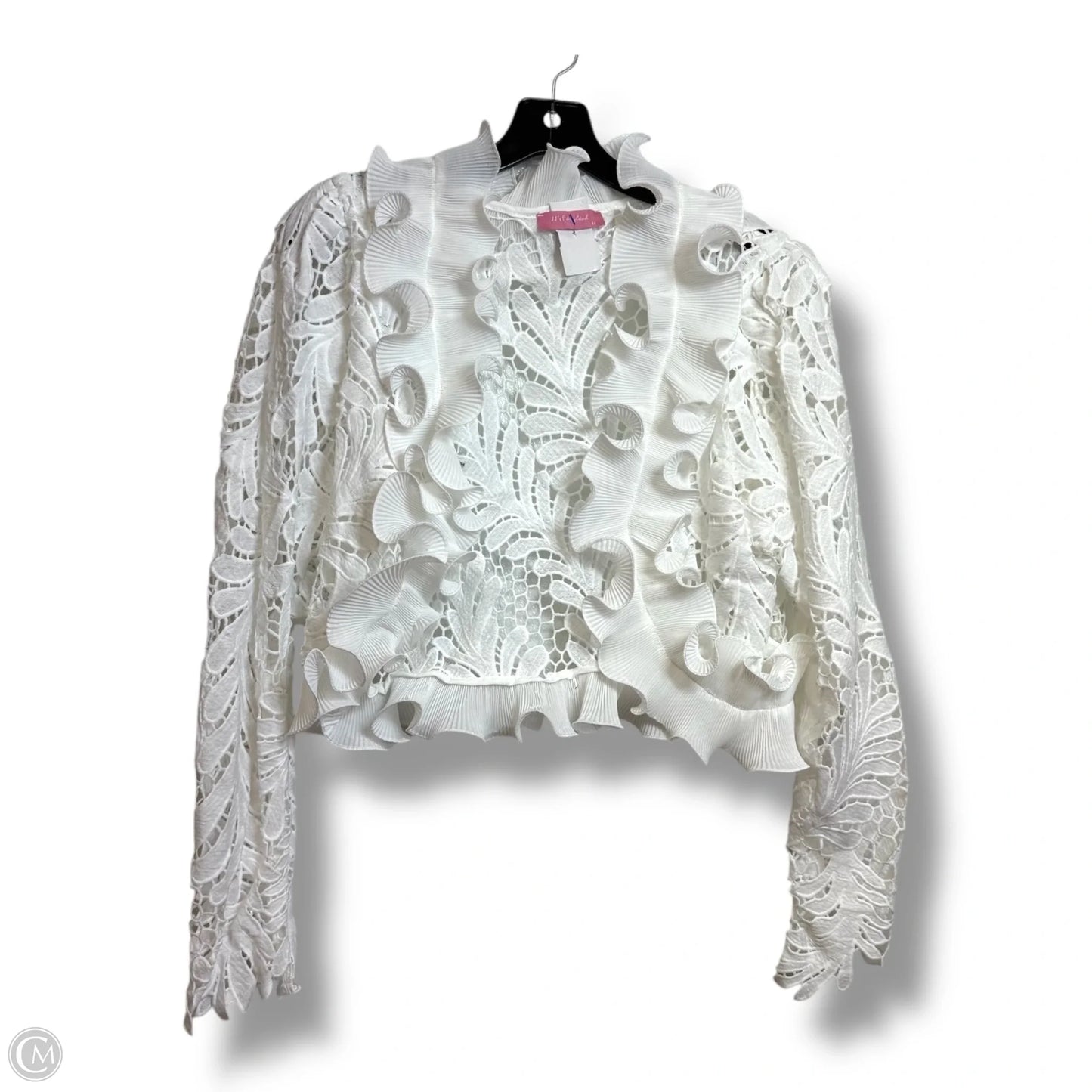 Cardigan By Clothes Mentor In White, Size: M