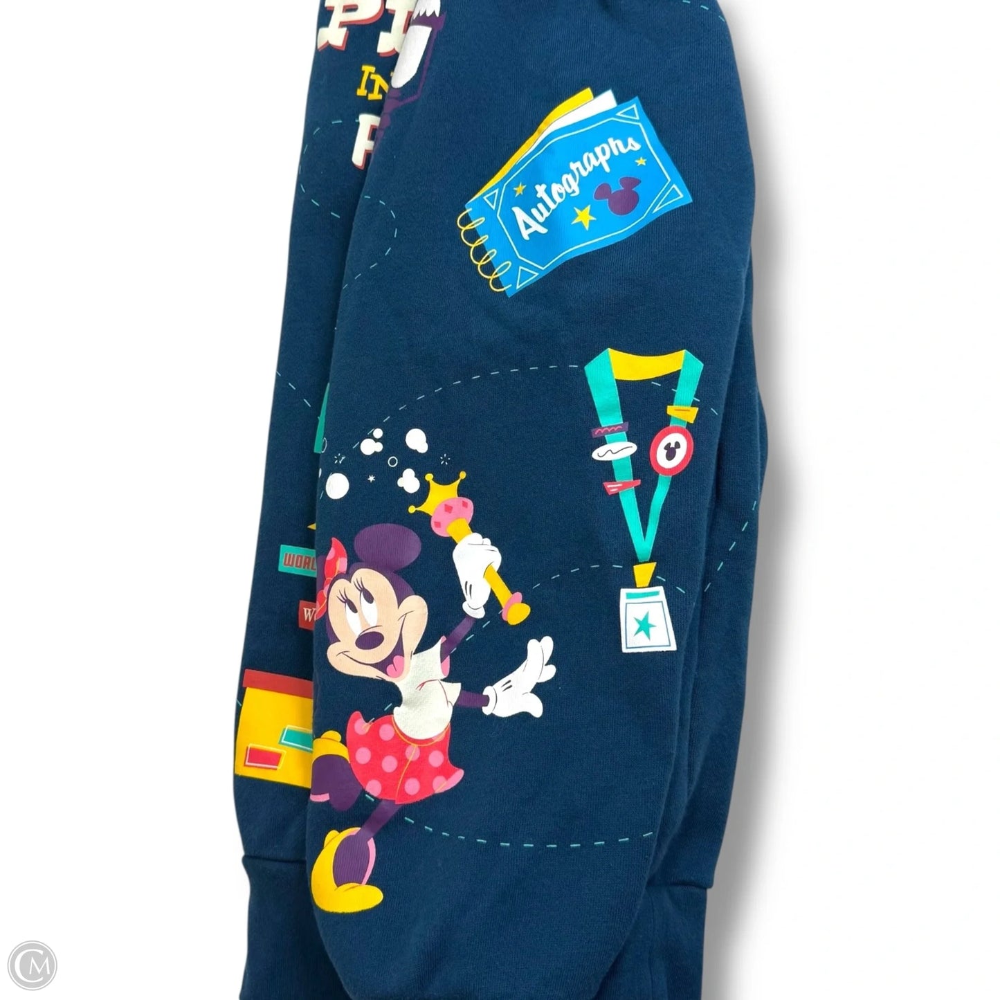 Sweatshirt Crewneck By Disney Store In Blue, Size: S