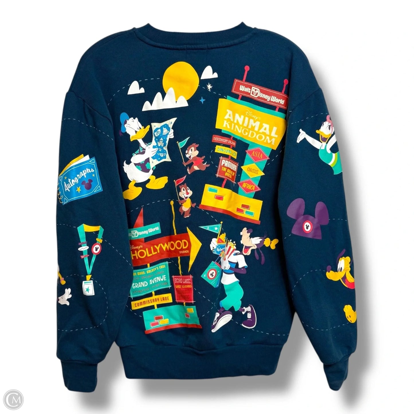 Sweatshirt Crewneck By Disney Store In Blue, Size: S