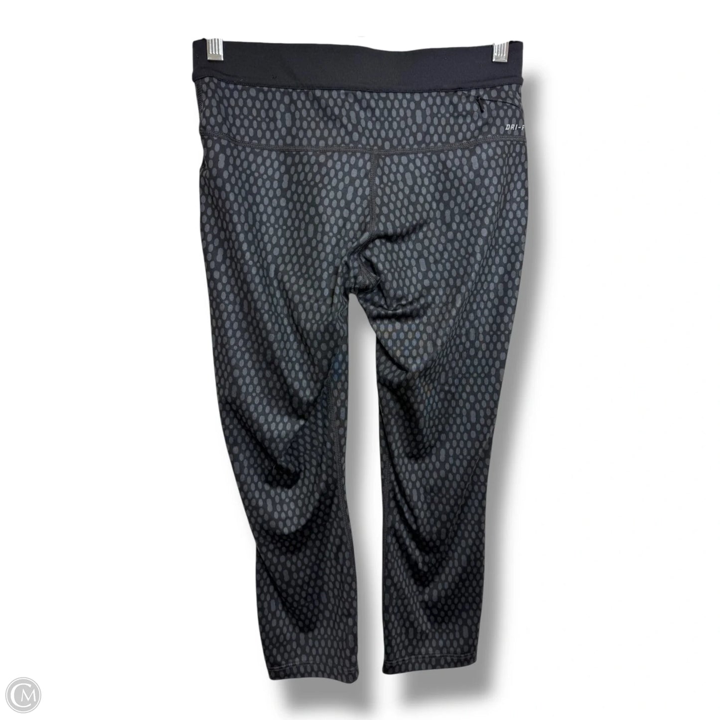 Cropped Athletic Leggings By Nike In Black, Size: S