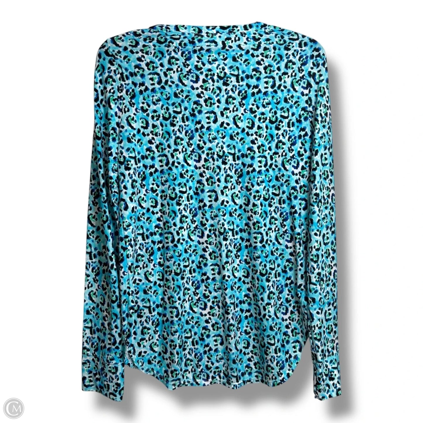 Top Long Sleeve By Tommy Bahama In Leopard Print, Size: S