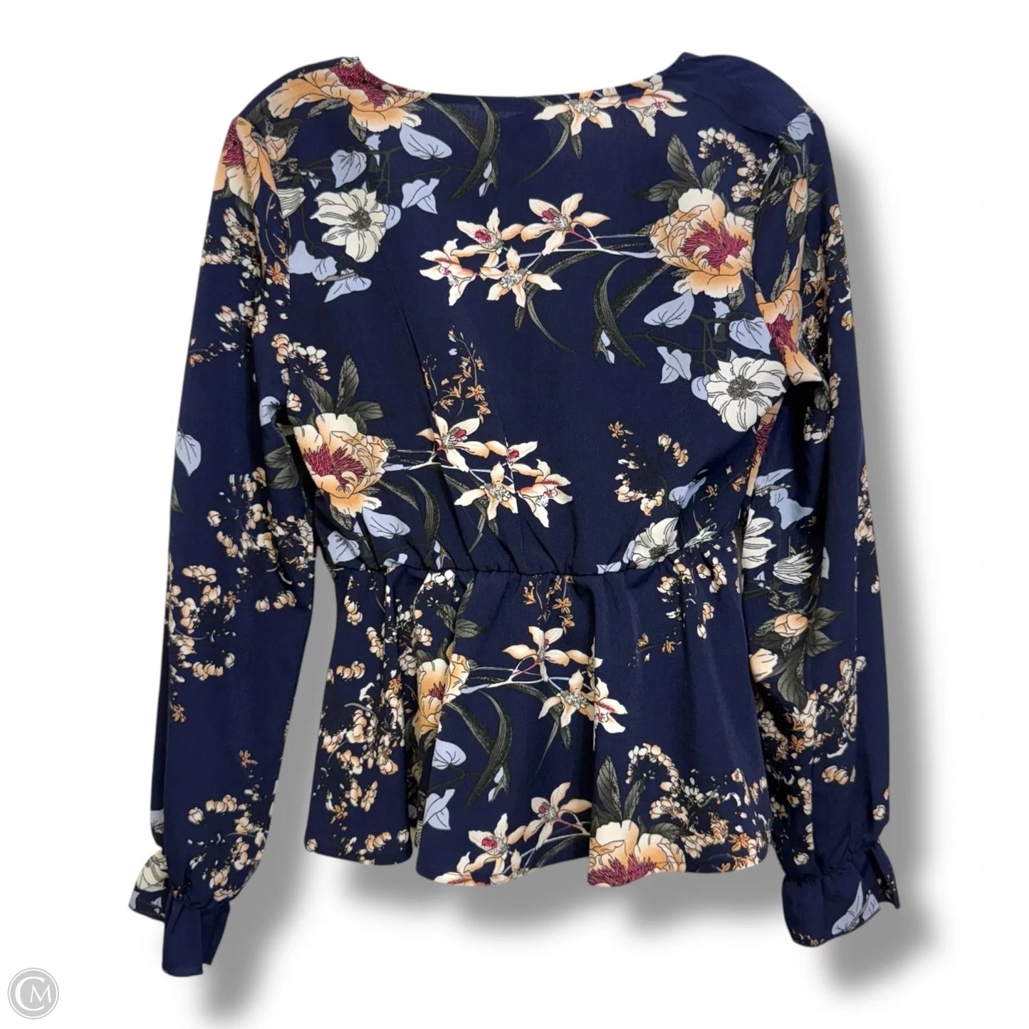 Top Long Sleeve By Cupshe In Geometric Pattern, Size: S