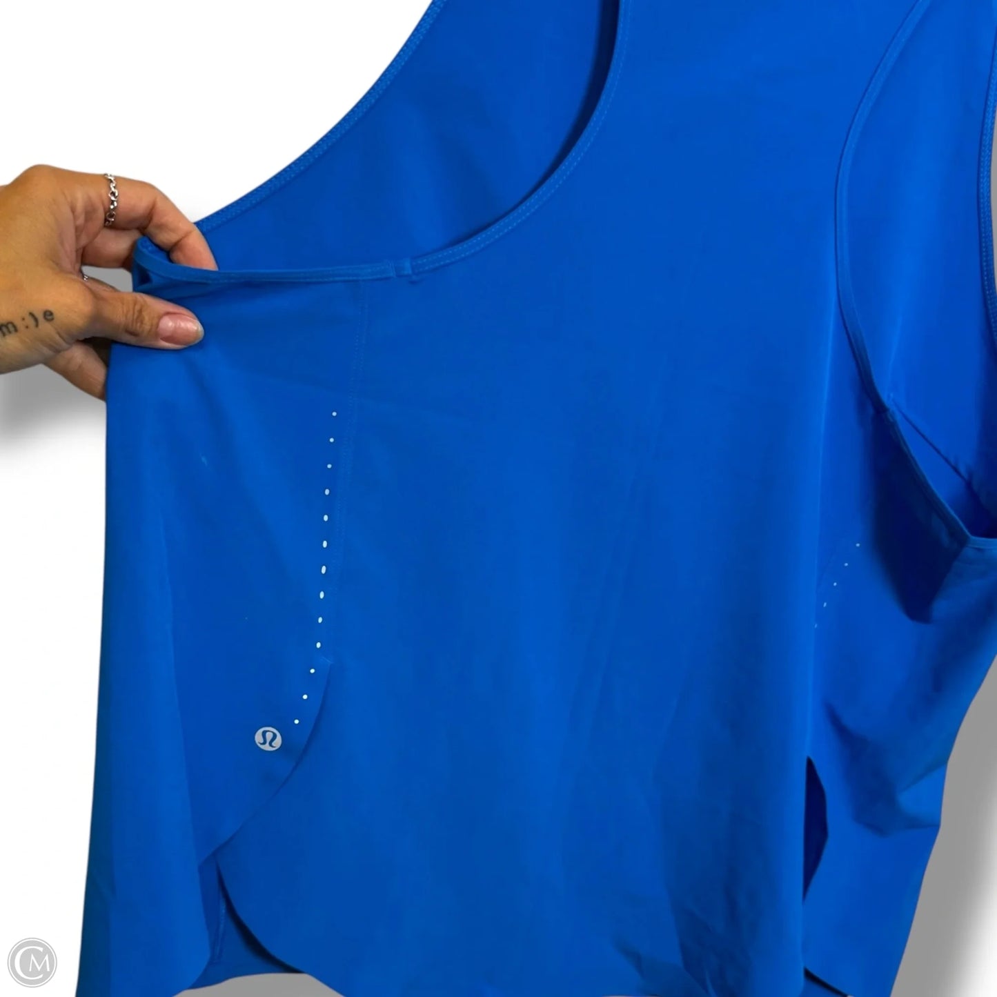 Athletic Tank Top By Lululemon In Blue, Size: M