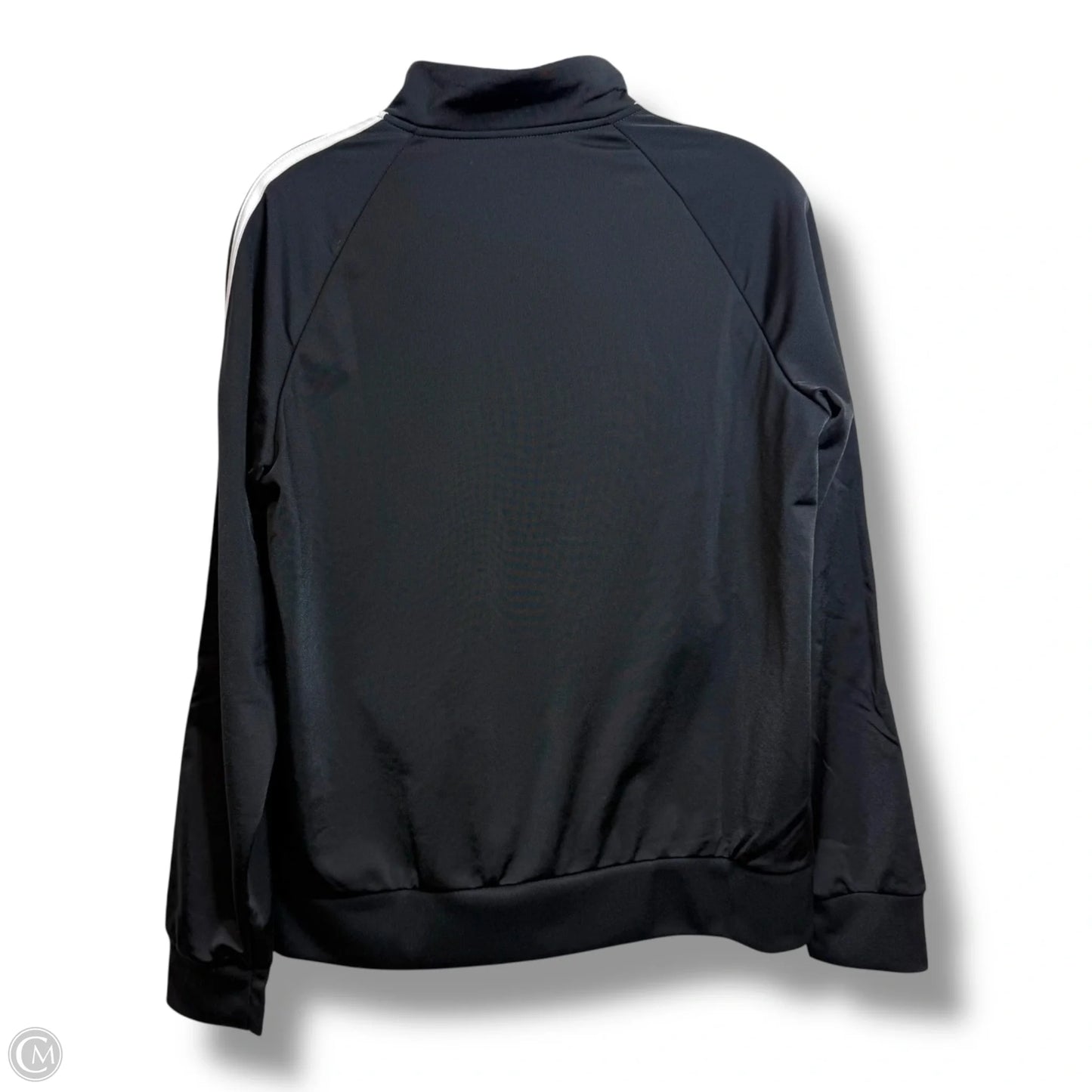Athletic Jacket By Adidas In Black, Size: L
