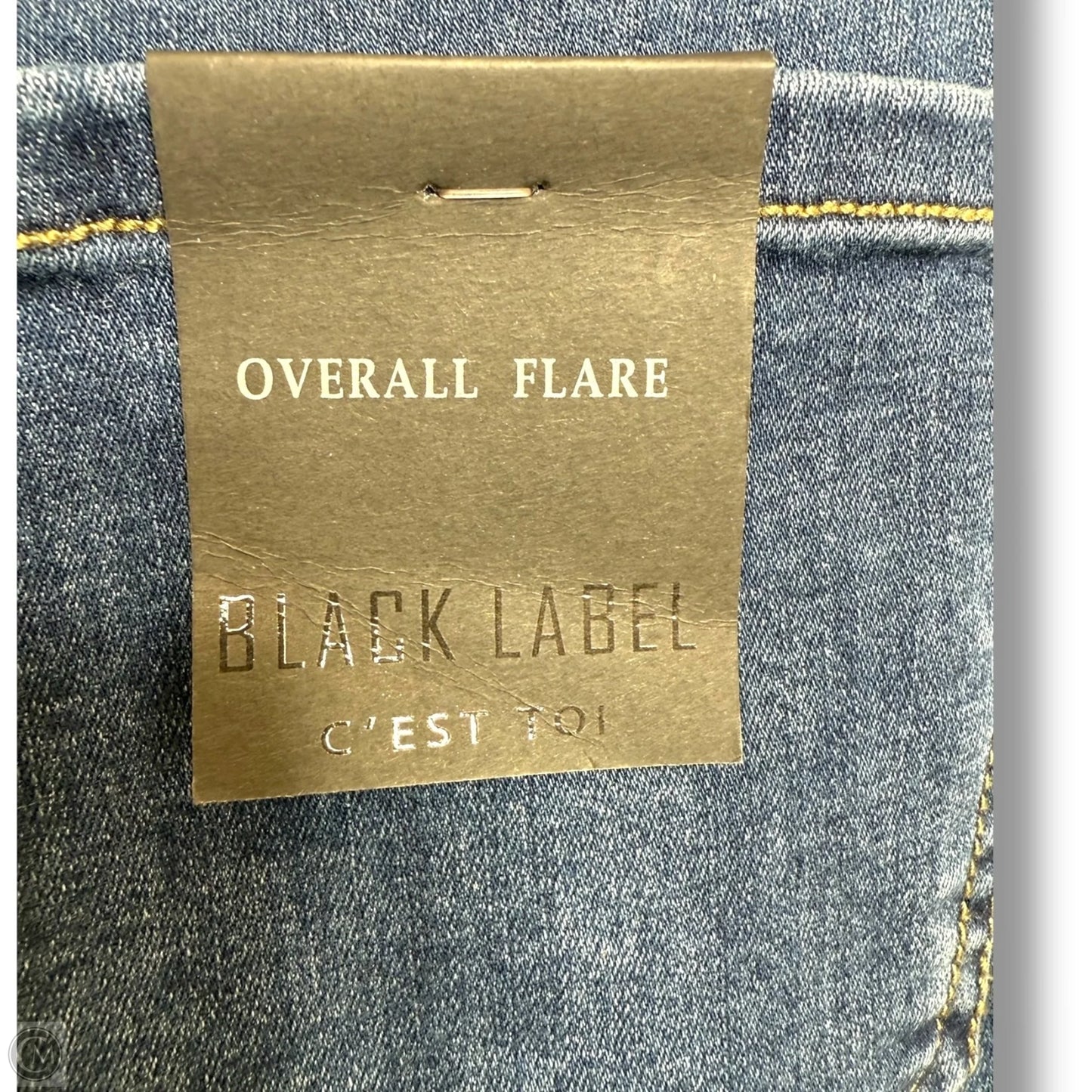 Overalls By Black Label In Blue Denim, Size: M