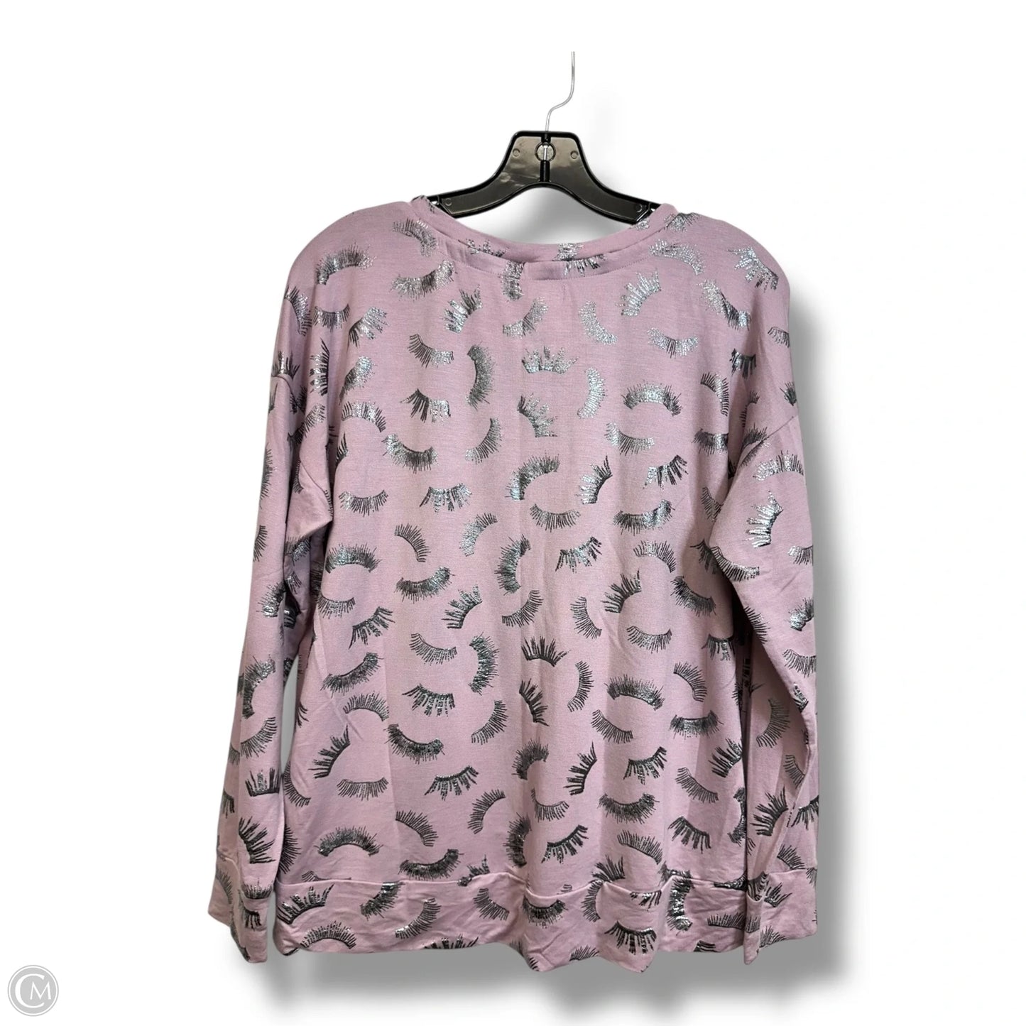 Top Long Sleeve Basic By Cupio In Purple, Size: L