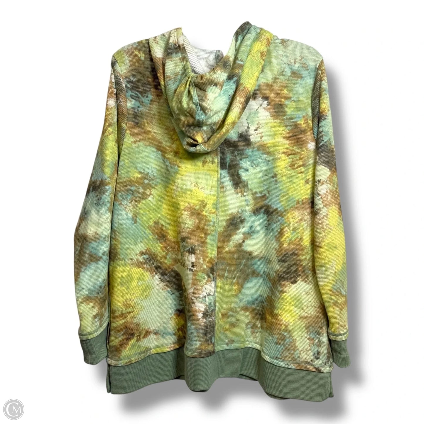 Top Long Sleeve By Logo In Tie Dye Print, Size: L