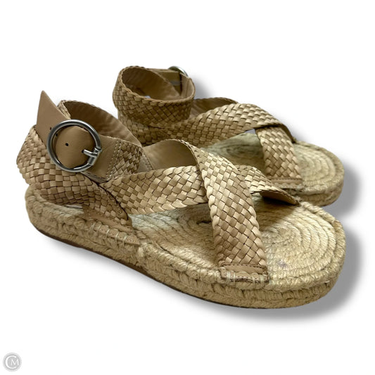 Sandals Heels Platform By Sam Edelman In Tan, Size: 8