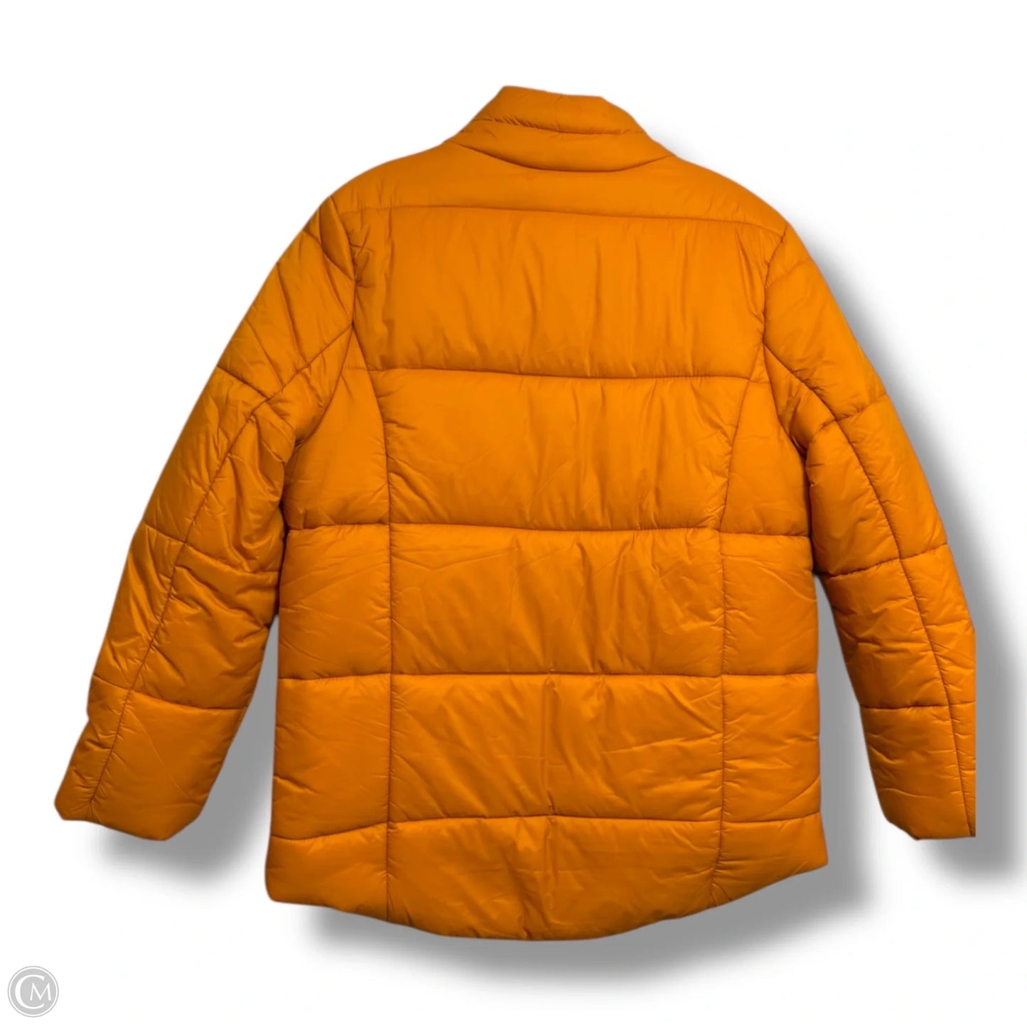 Coat Puffer & Quilted By Zenana In Yellow, Size: Xl