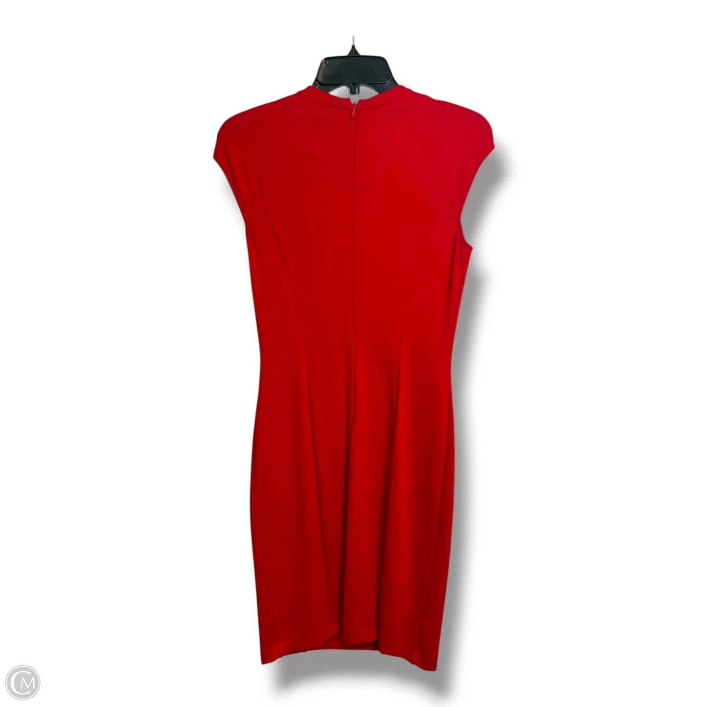 Dress Casual Short By Calvin Klein In Red, Size: 2