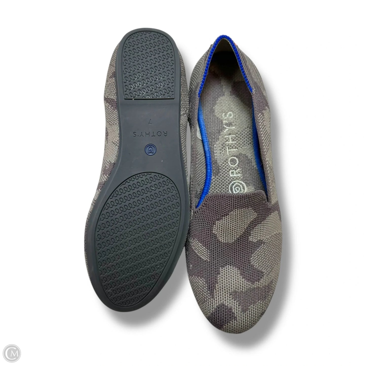 Shoes Flats By Rothys In Camouflage Print, Size: 7