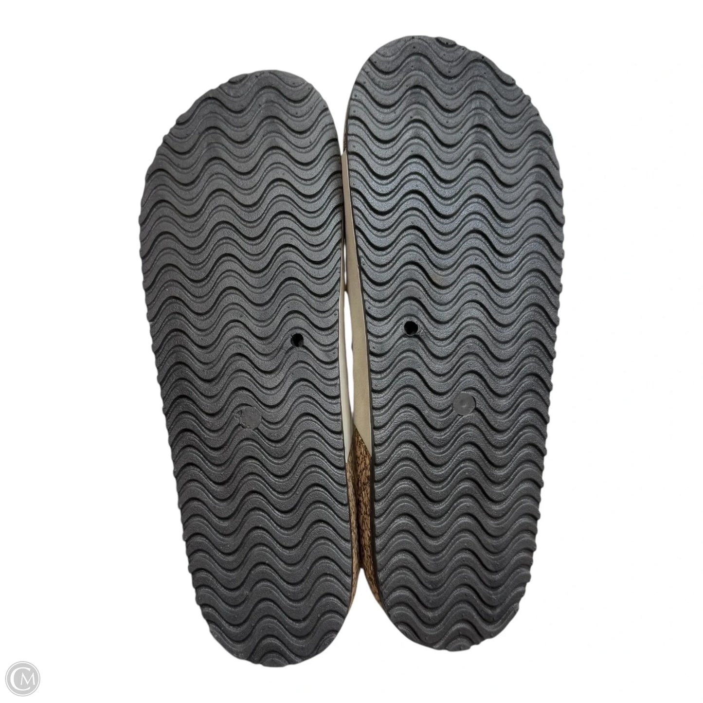 Sandals Flats By Clothes Mentor In Tan, Size: 8