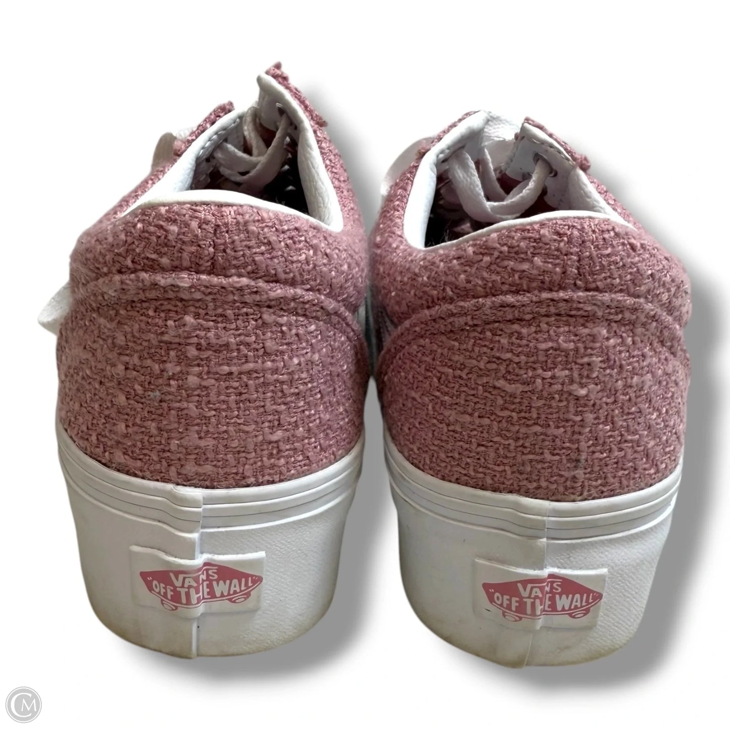 Shoes Sneakers By Vans In Pink, Size: 7.5