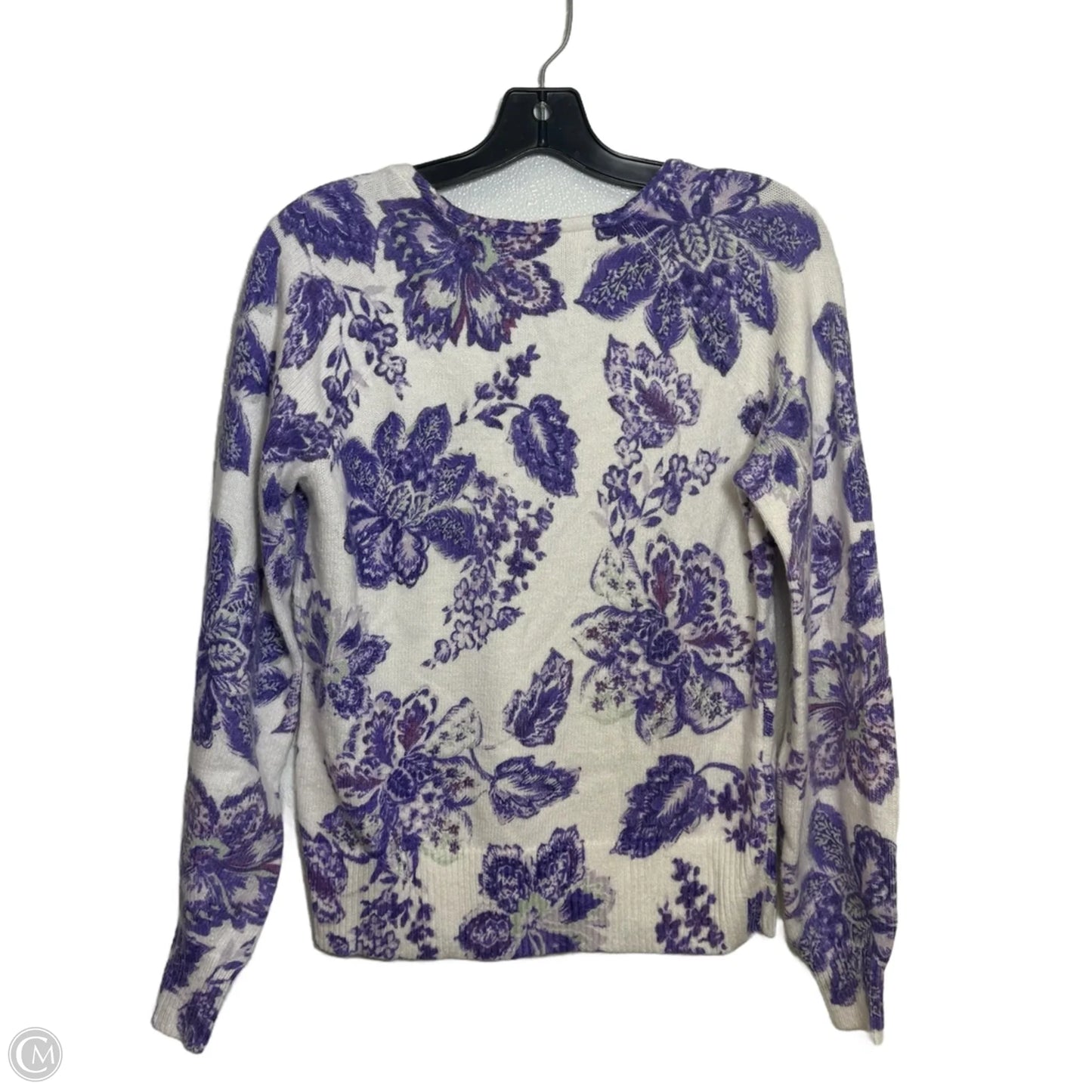 Sweater By Loft In Purple, Size: Xs