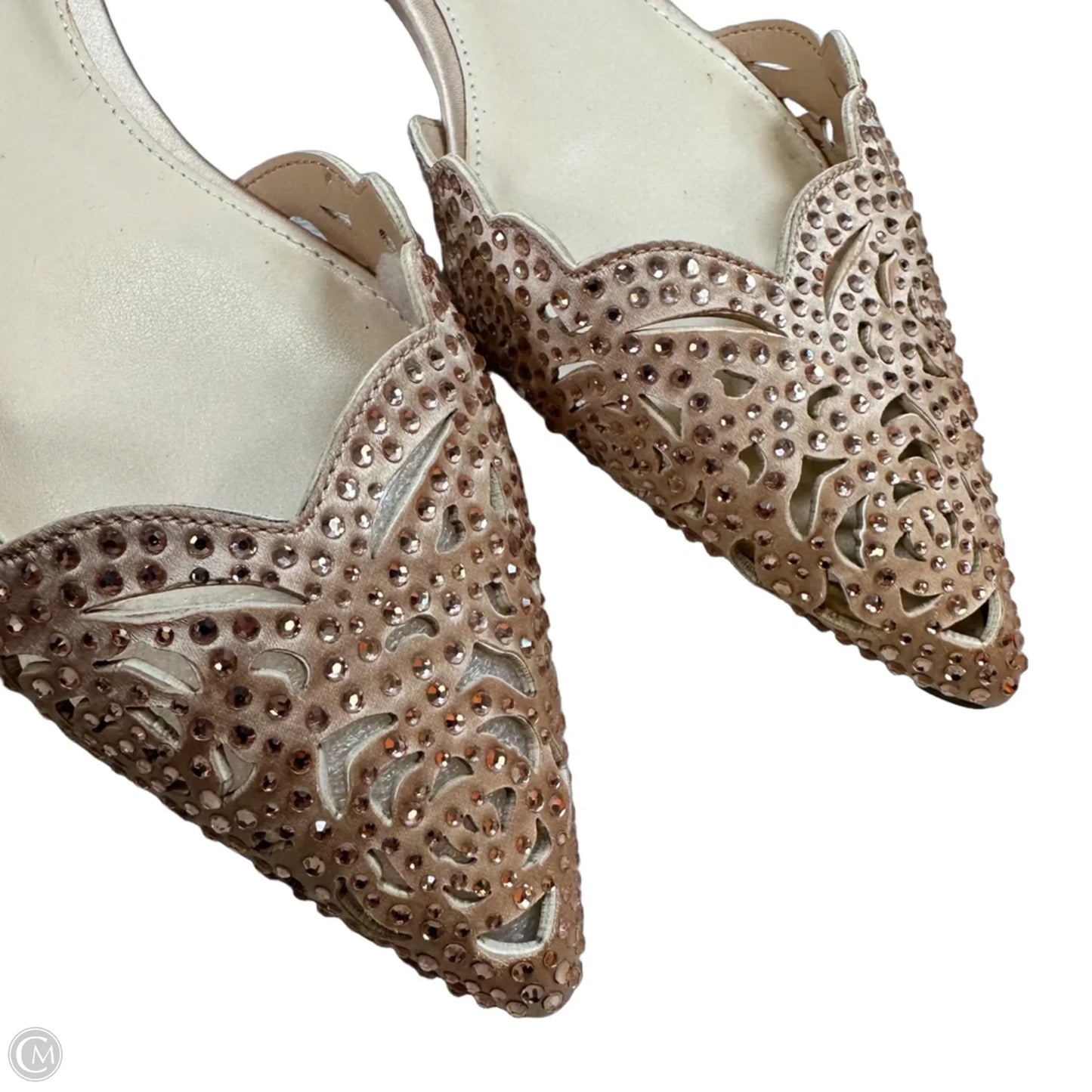 Shoes Flats By Betsey Johnson In Tan, Size: 9