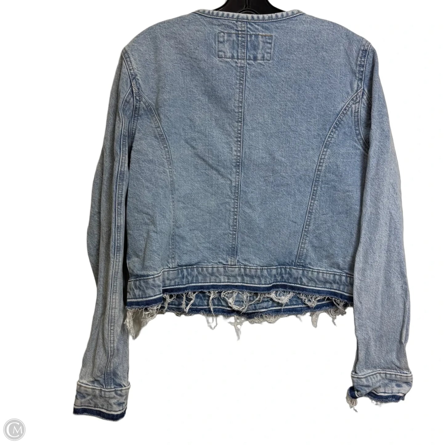 Jacket Denim By Loft In Blue Denim, Size: M