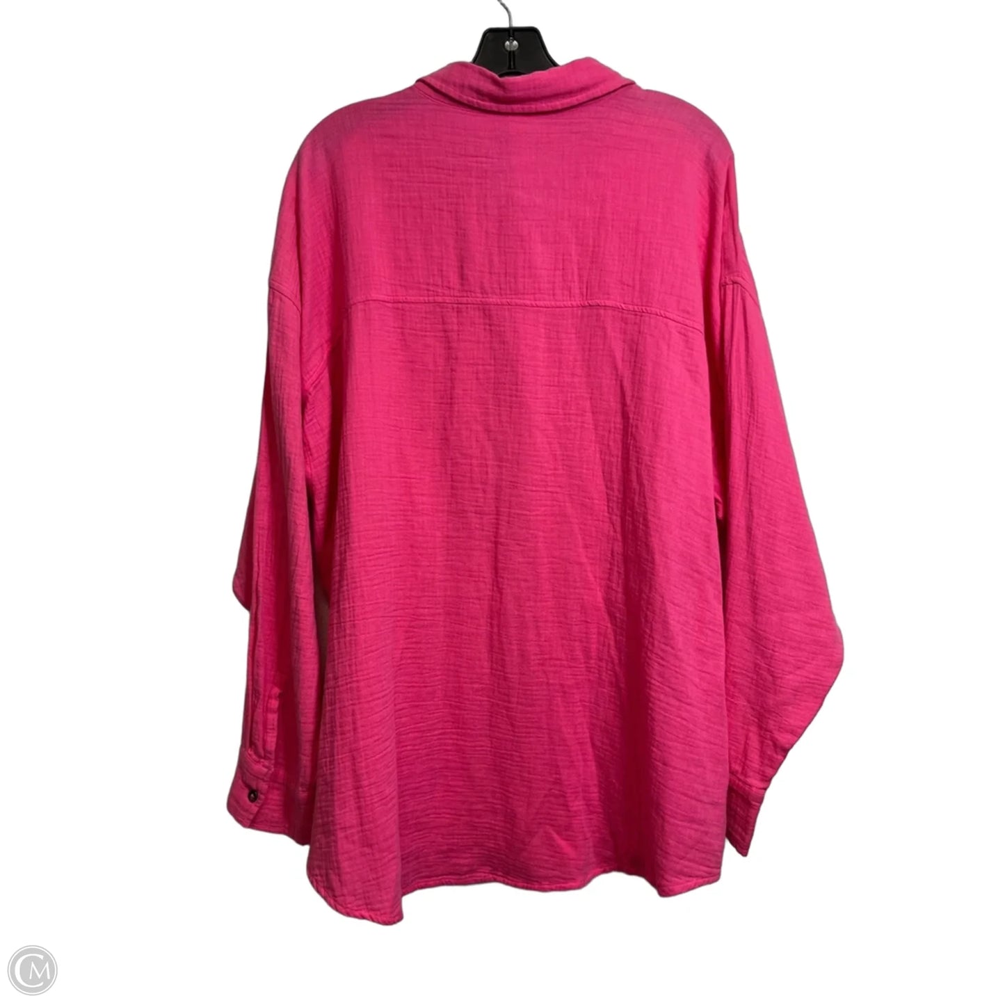 Top Long Sleeve Basic By Calia In Pink, Size: Xl