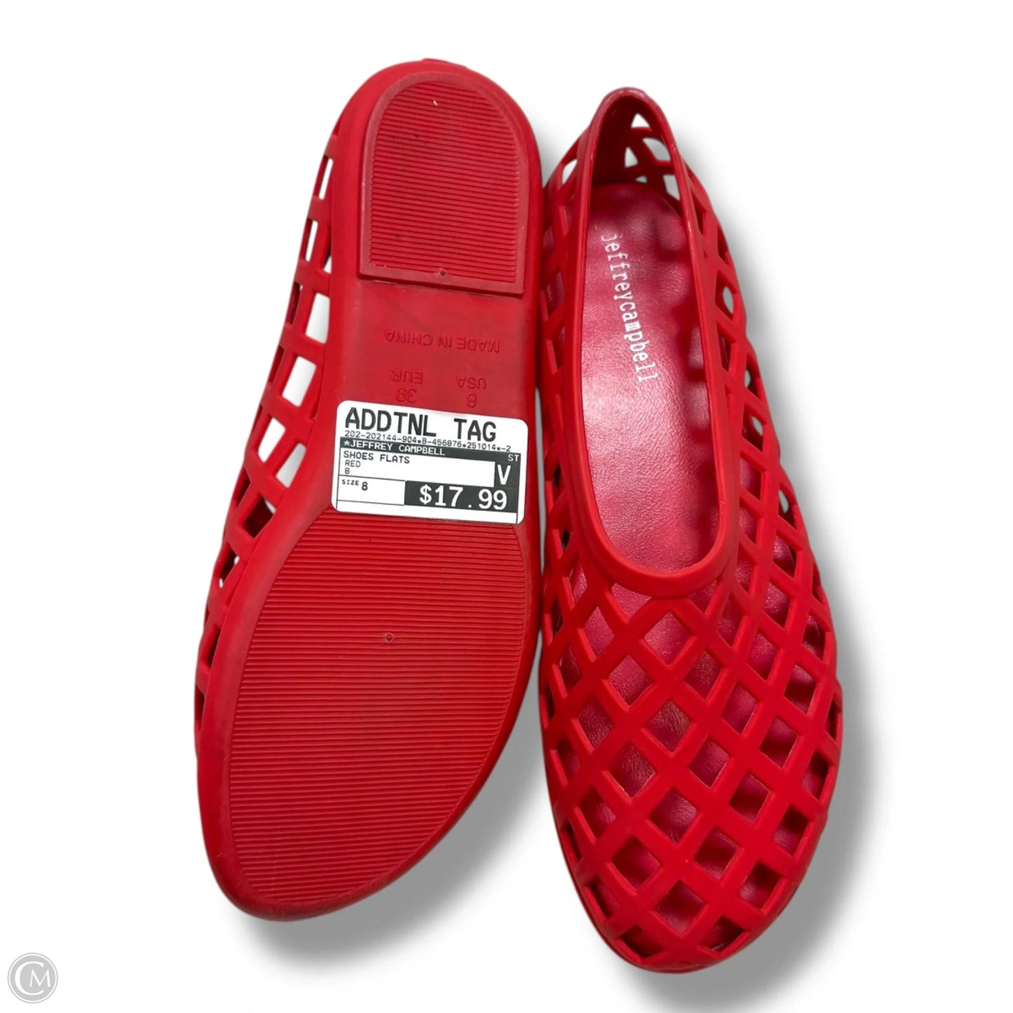 Shoes Flats By Jeffrey Campbell In Red, Size: 8
