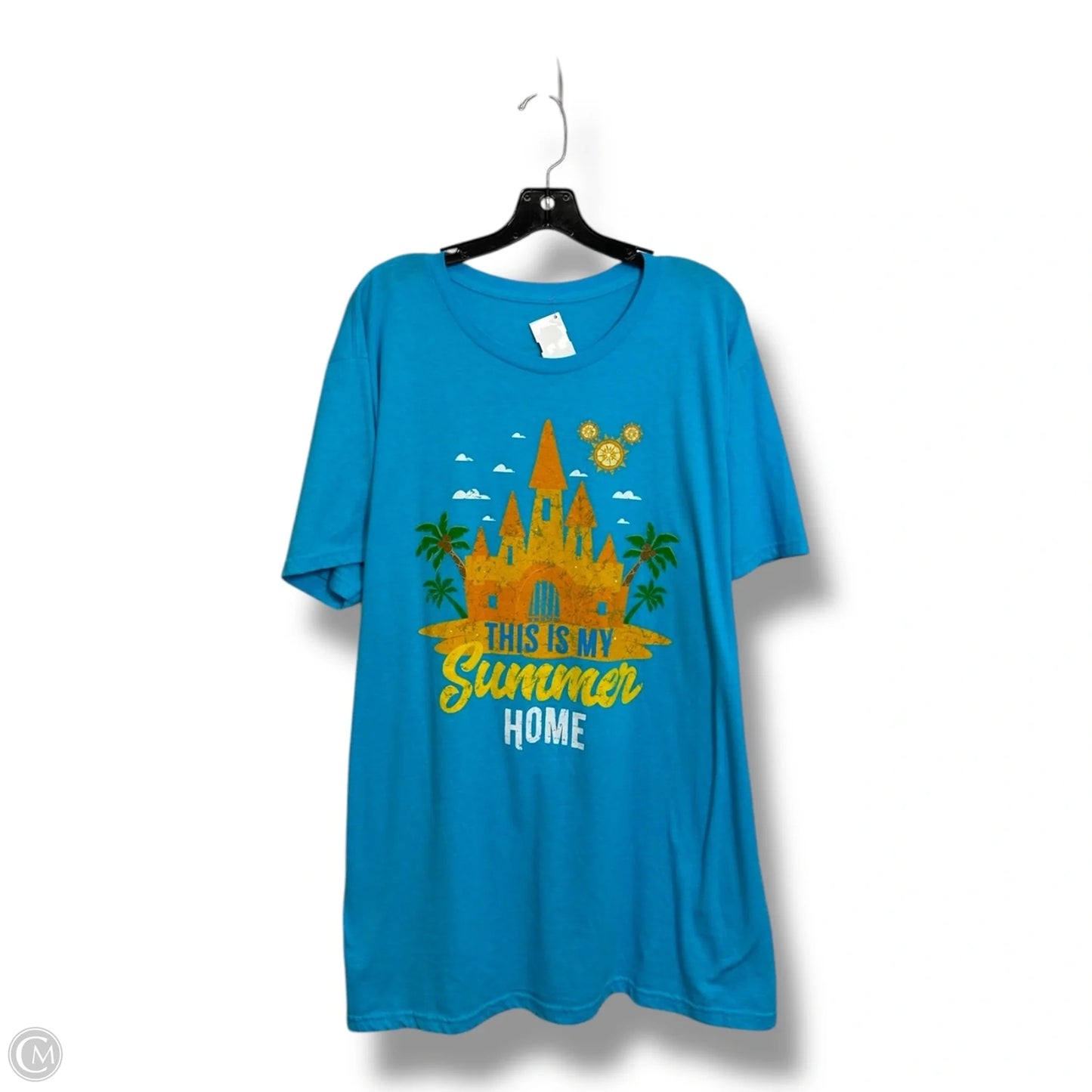 Top Short Sleeve By Disney Store In Blue, Size: Xxl