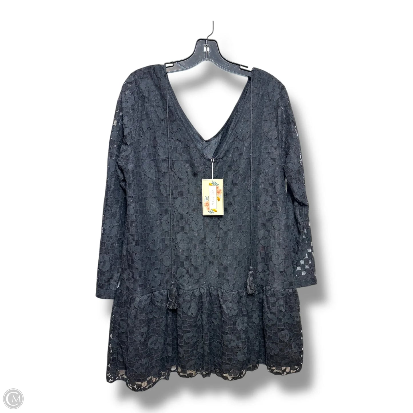 Top Long Sleeve By Clothes Mentor In Black, Size: L