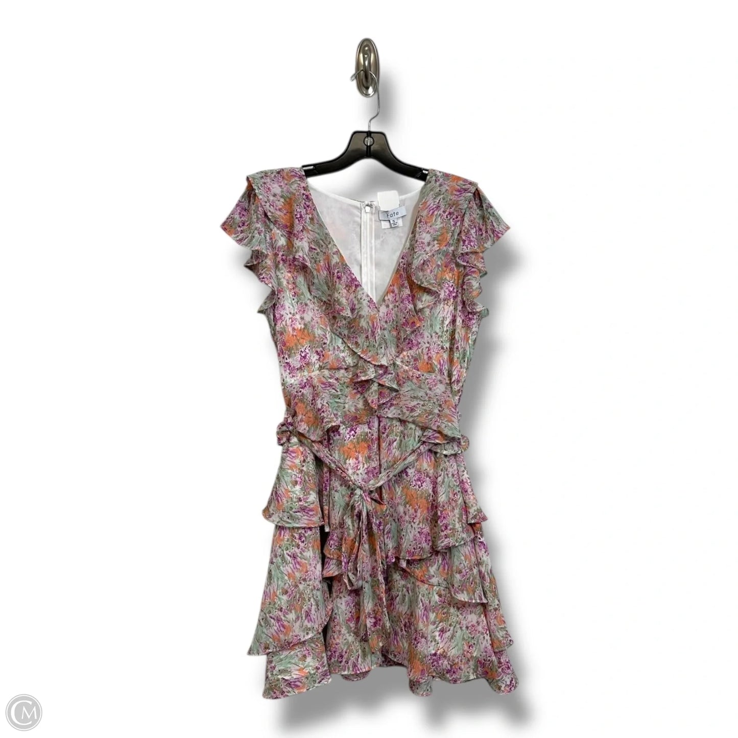 Dress Casual Short By Fate In Floral Print, Size: S