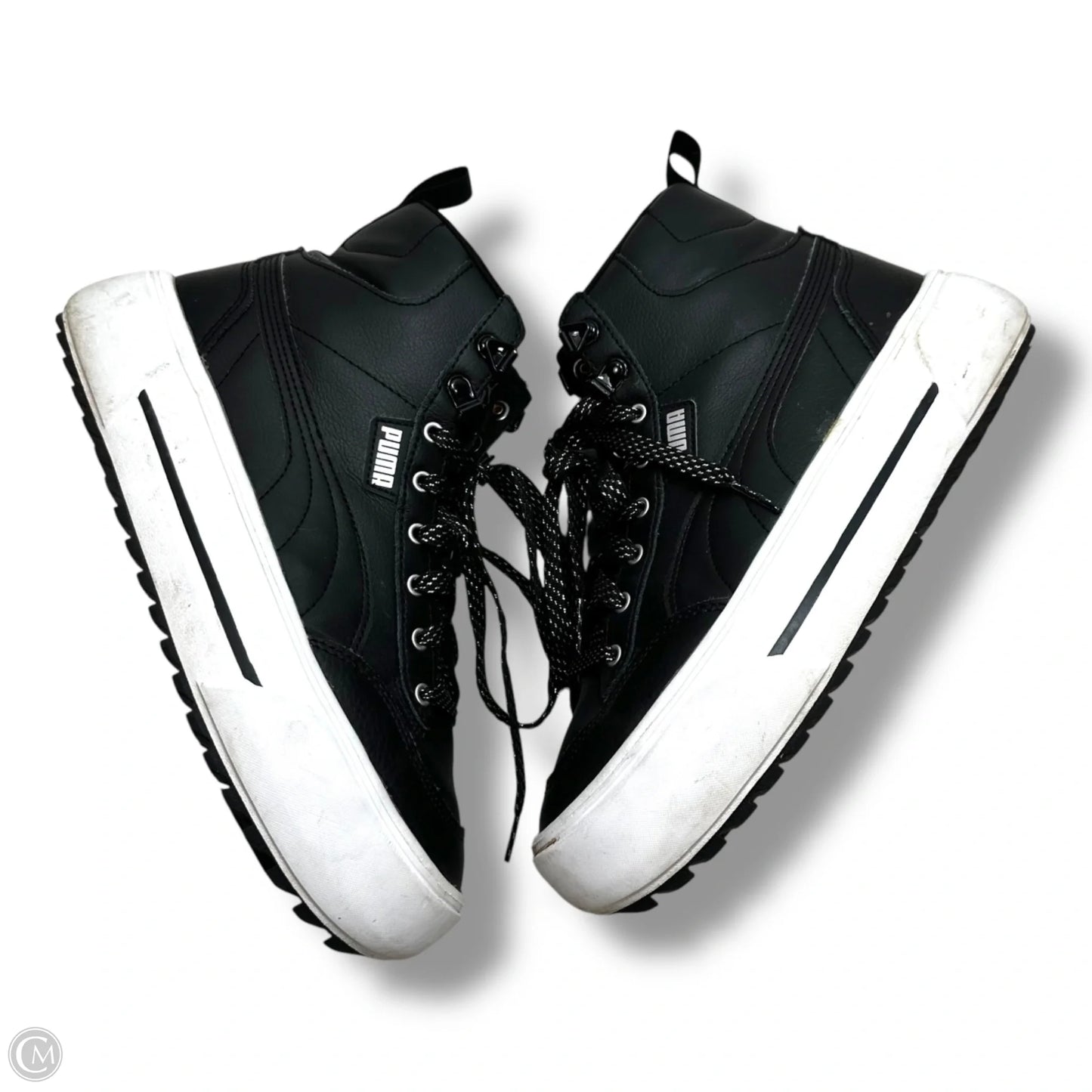 Shoes Sneakers By Puma In Black, Size: 9