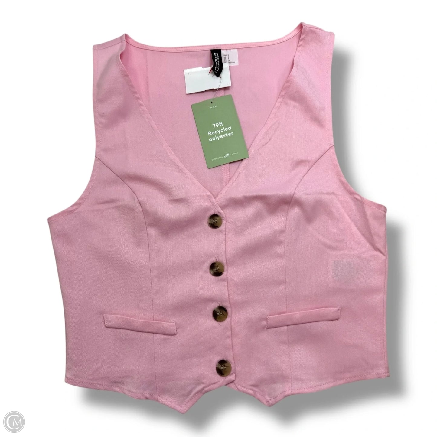 Top Sleeveless By Divided In Pink, Size: S