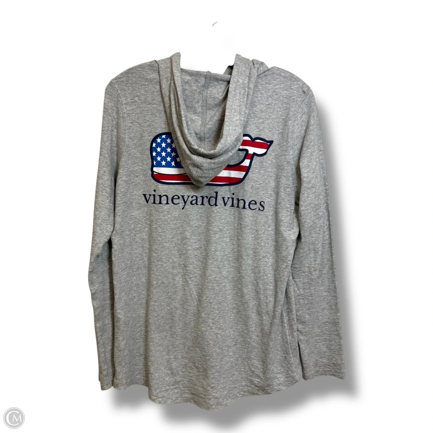 Top Long Sleeve By Vineyard Vines In Grey, Size: Xs