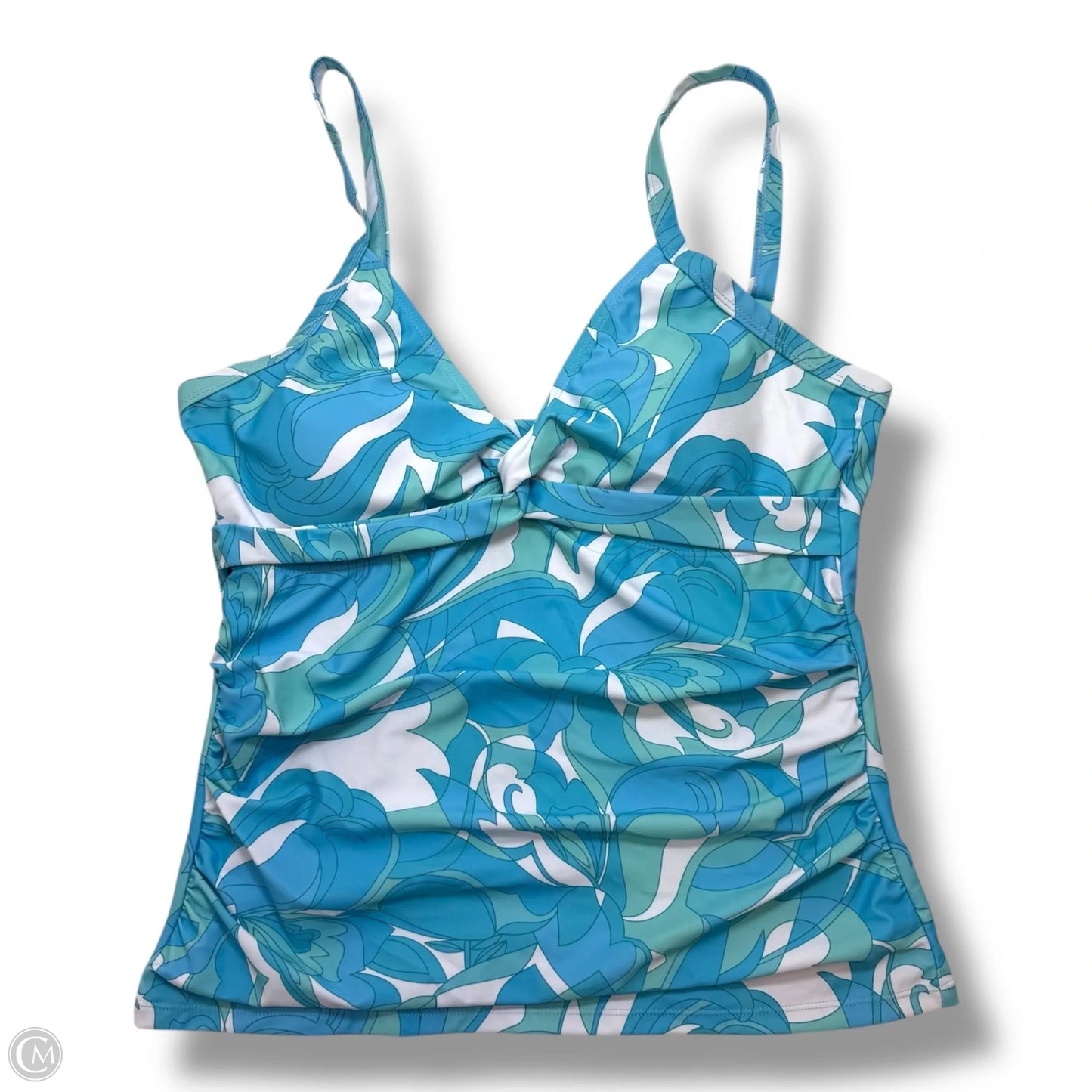 Swimsuit Top By Clothes Mentor In Blue, Size: Xl