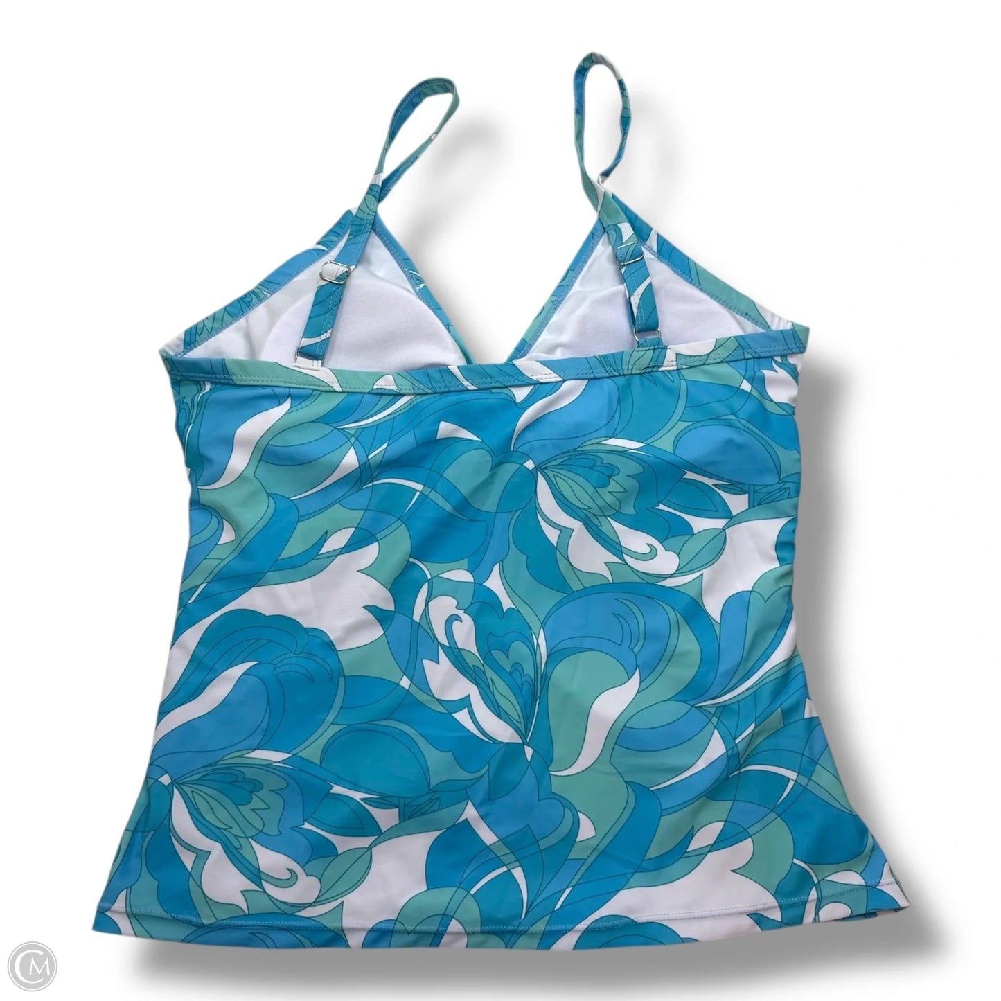 Swimsuit Top By Clothes Mentor In Blue, Size: Xl