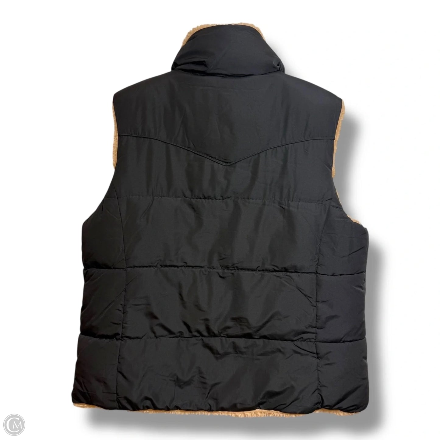 Reversible Vest Puffer & Quilted By Lucky Brand In Black, Size: L