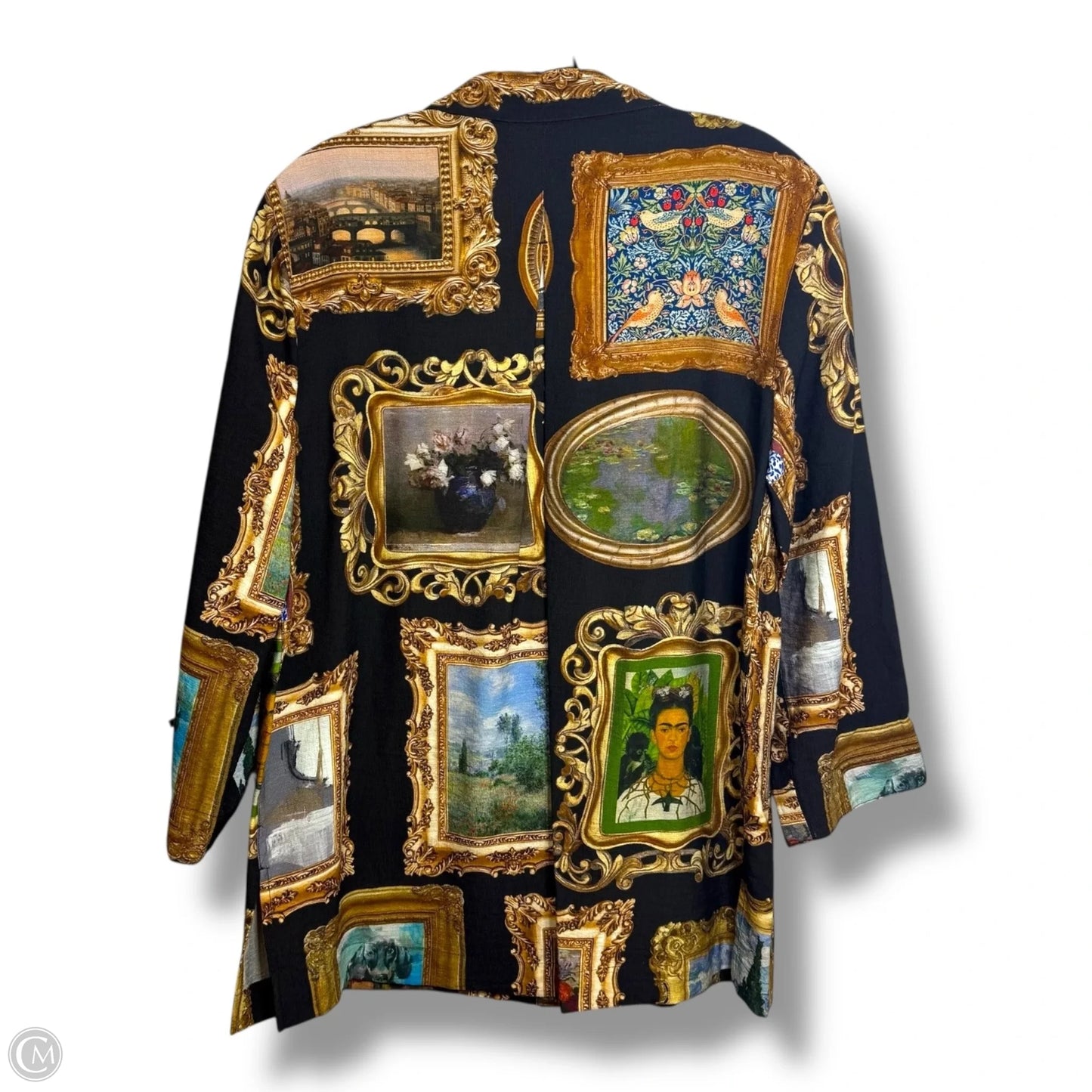 Top Long Sleeve By John Mark In Multi-colored, Size: M
