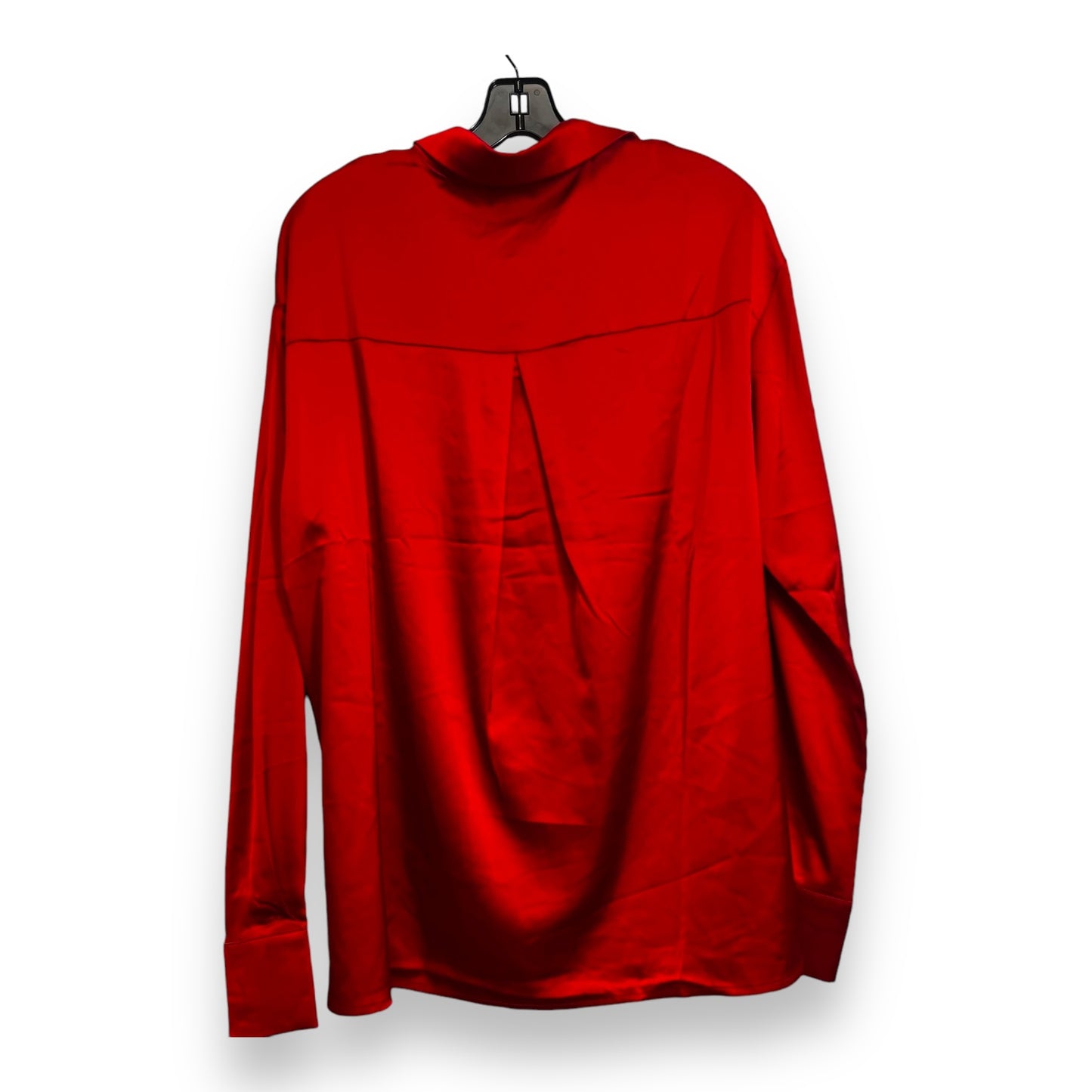 Top Long Sleeve By Bibi In Red, Size: M