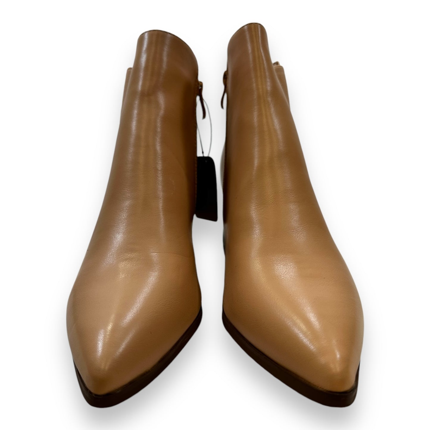 Boots Ankle Heels By Clothes Mentor In Tan, Size: 11