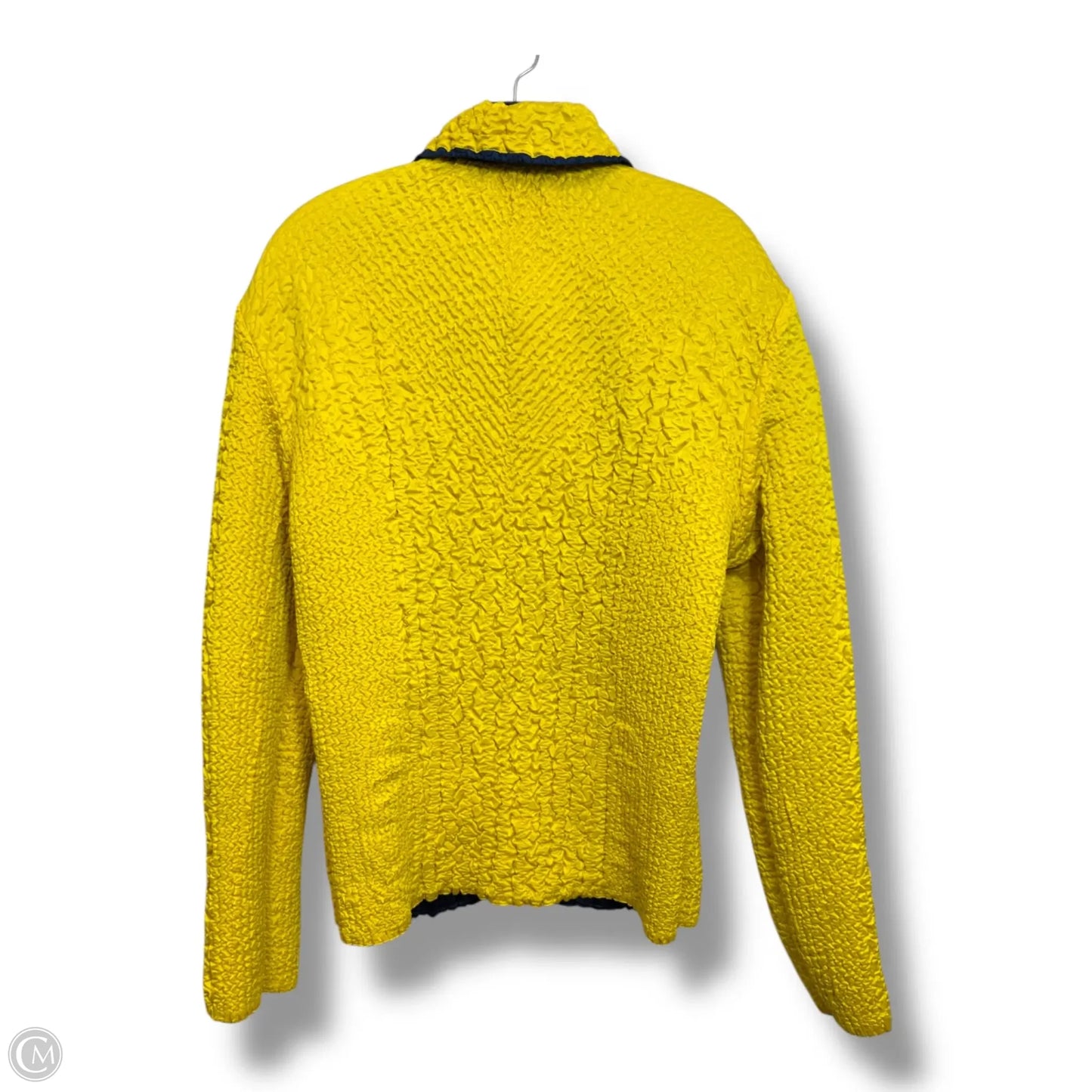 Reversible Jacket Other By Clothes Mentor In Blue & Yellow, Size: L
