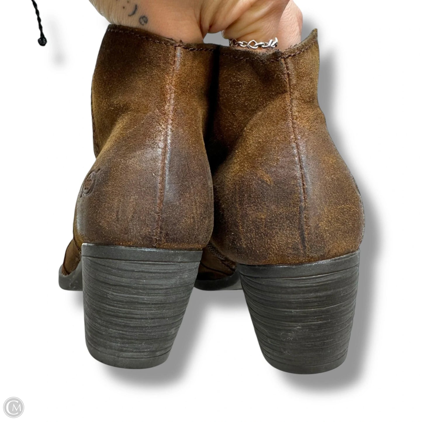 Boots Ankle Flats By Born In Brown, Size: 7.5