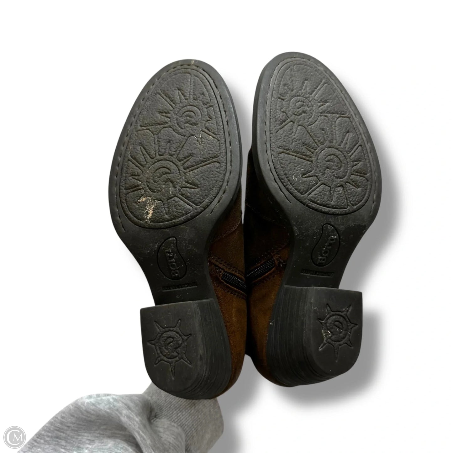 Boots Ankle Flats By Born In Brown, Size: 7.5