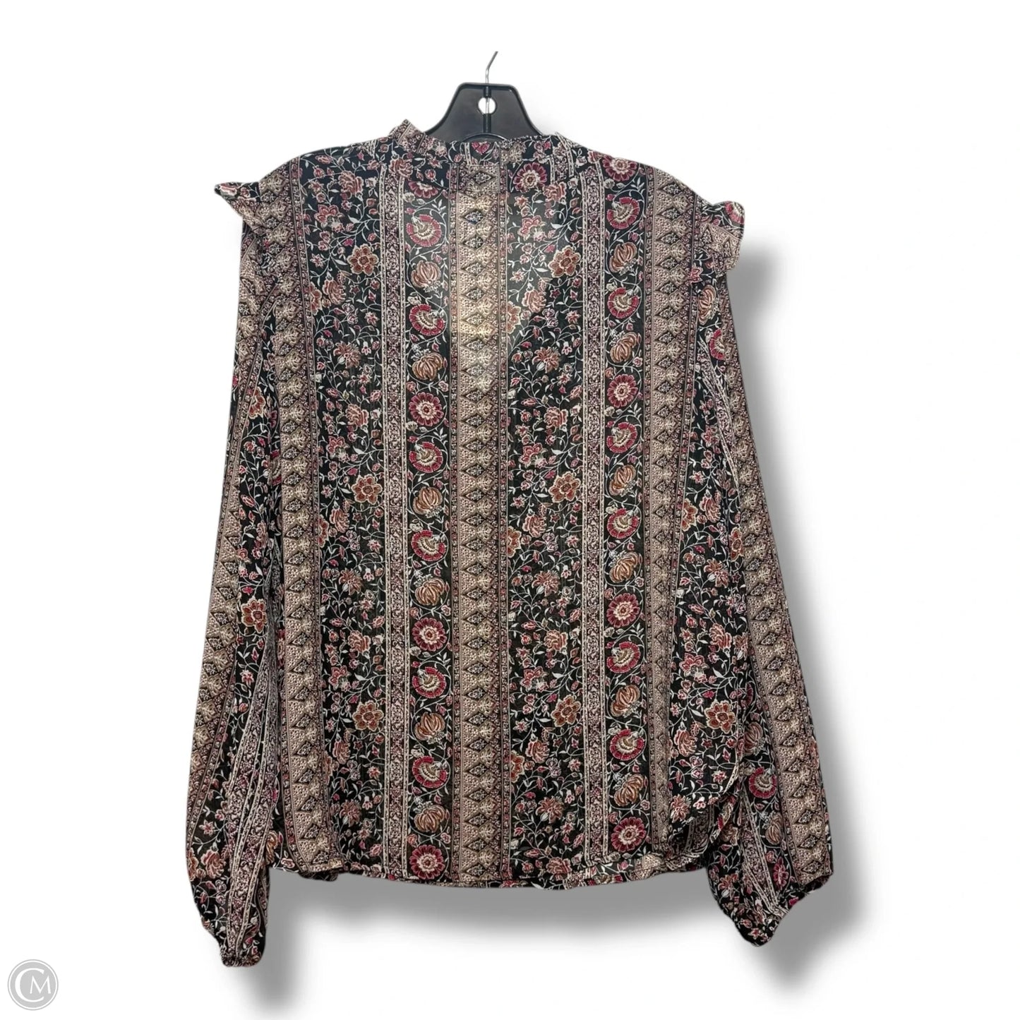 Top Sleeveless By Kori America In Multi-colored, Size: L