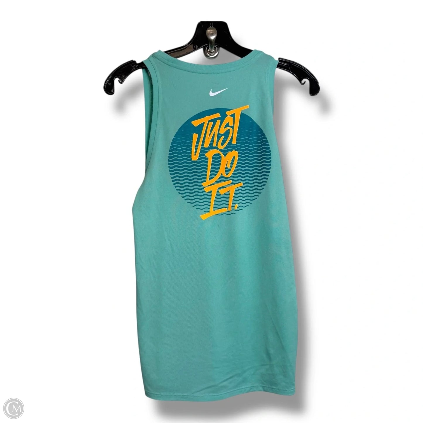 Athletic Tank Top By Nike Apparel In Aqua, Size: S