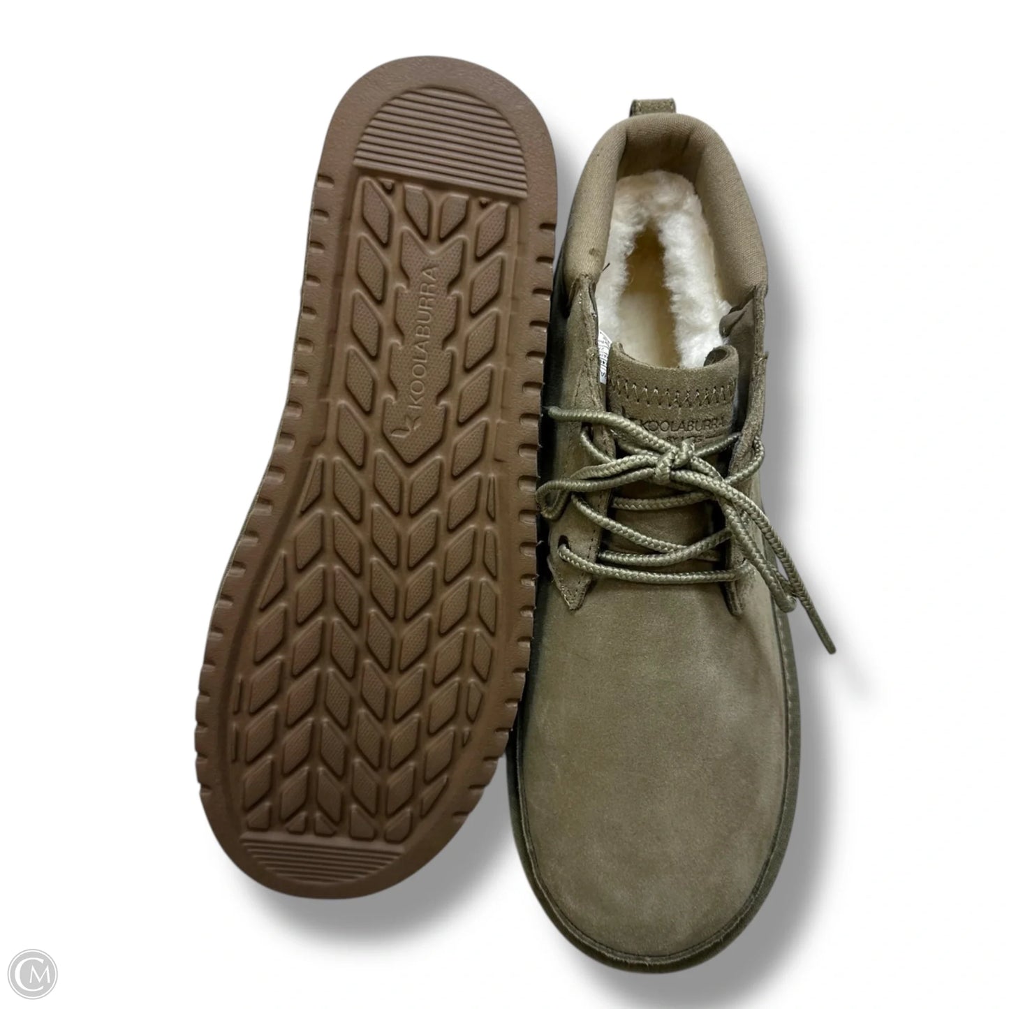 Boots Ankle Flats By Koolaburra By Ugg In Tan, Size: 10