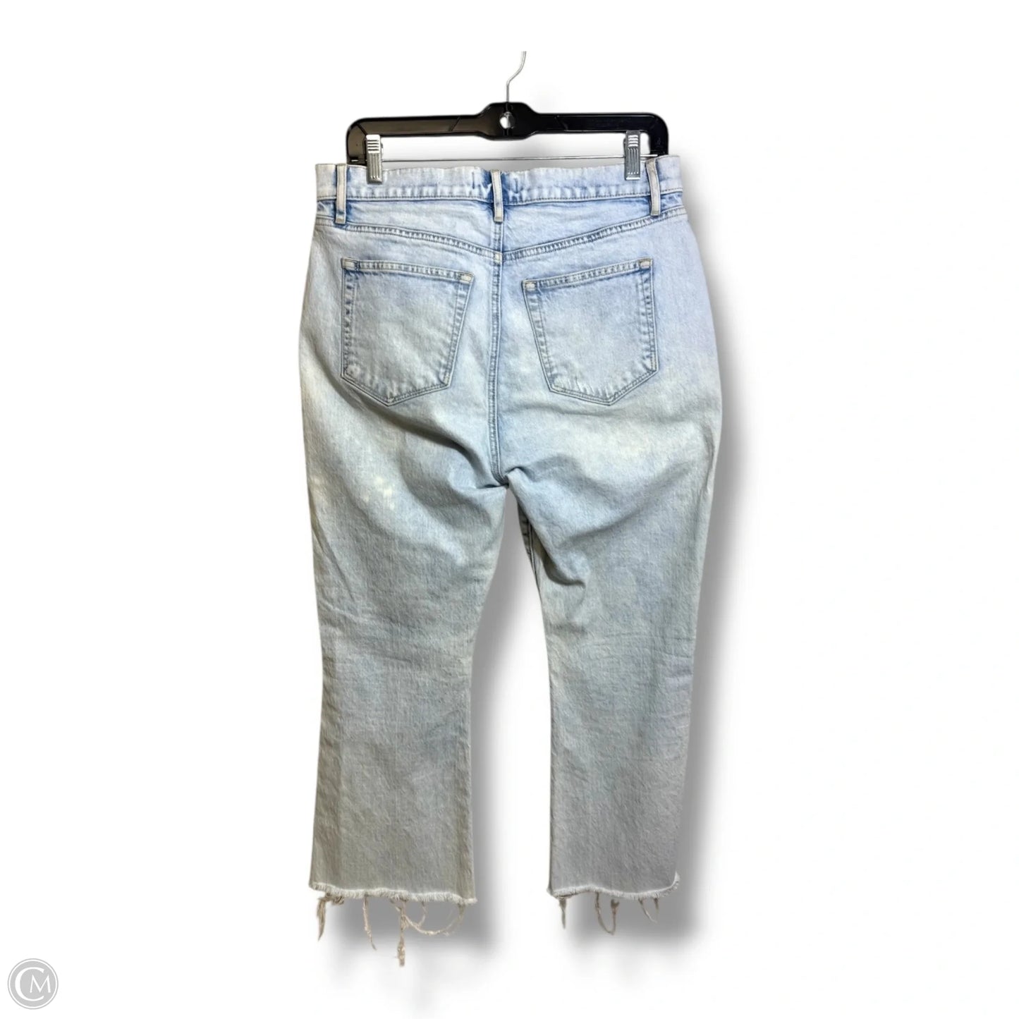 Jeans Cropped By Loft In Blue, Size: 8