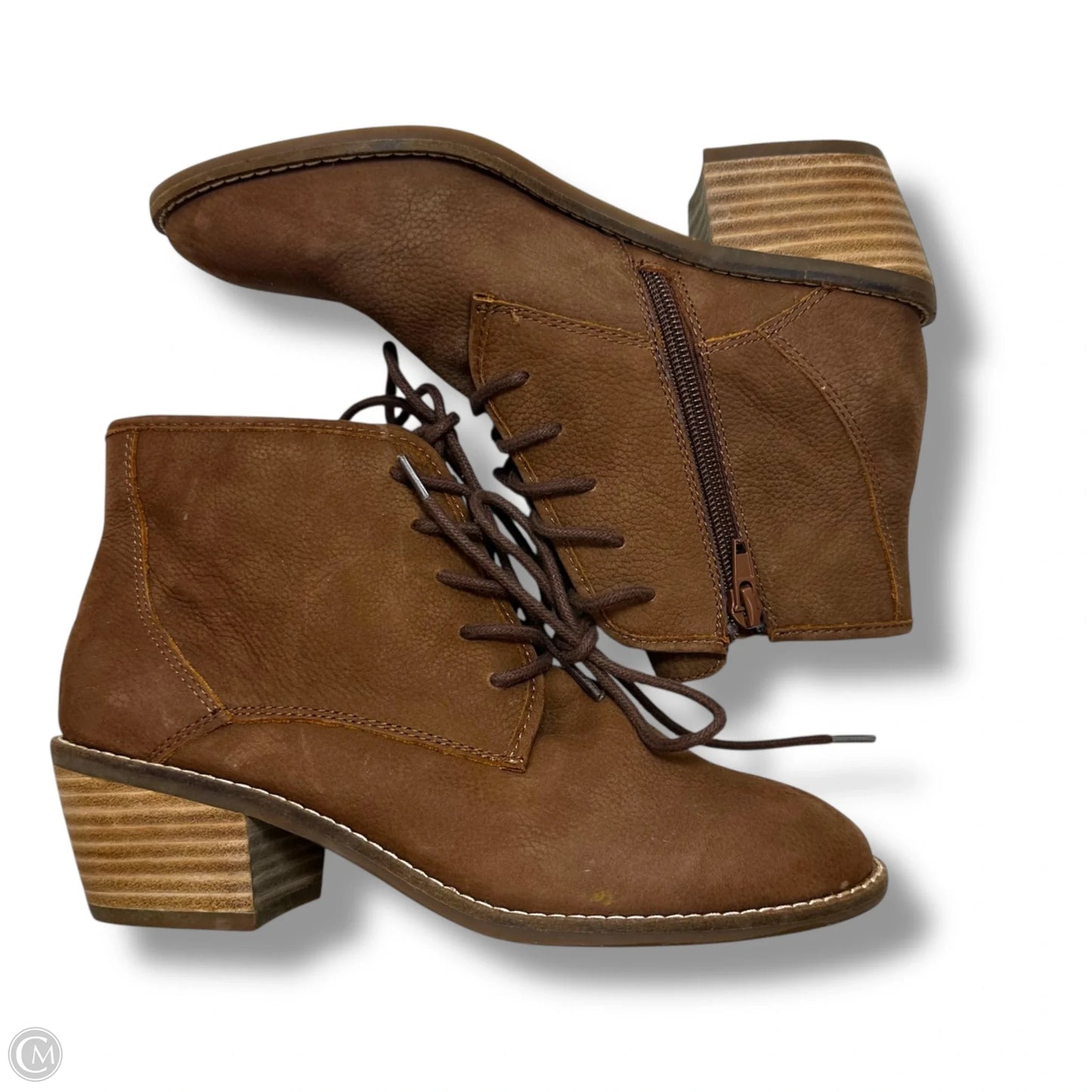 Boots Ankle Flats By Lucky Brand In Brown, Size: 6